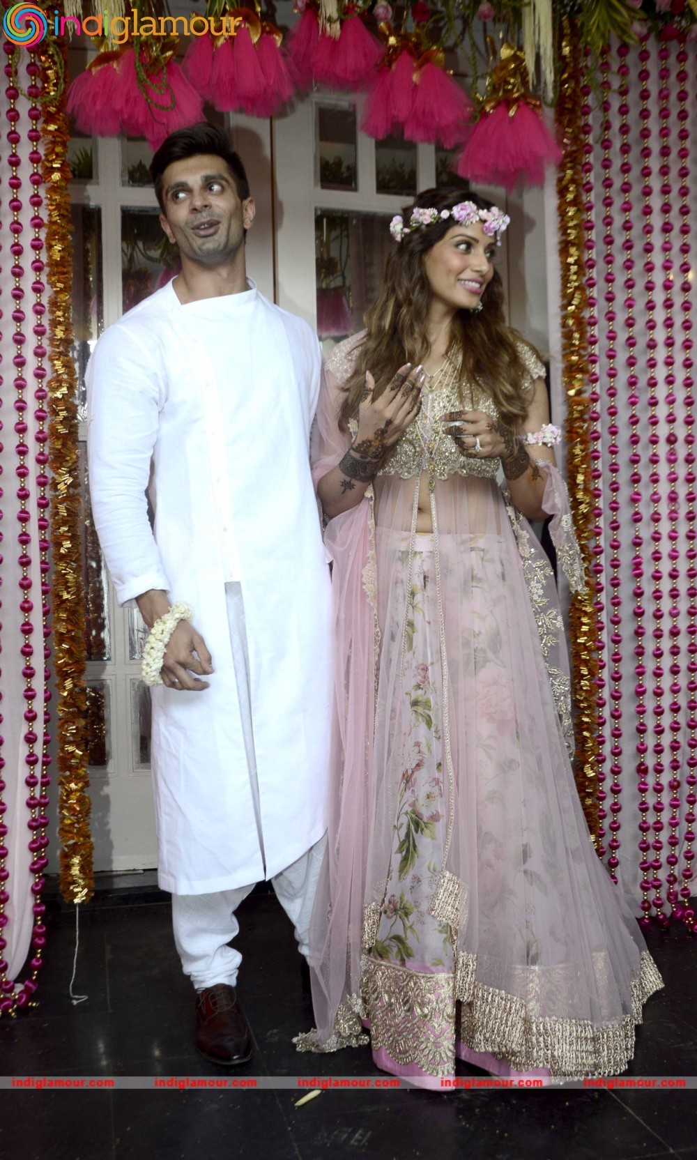 Bipasha Basu and Karan Singh Grover Mehendi Ceremony Event hd photo