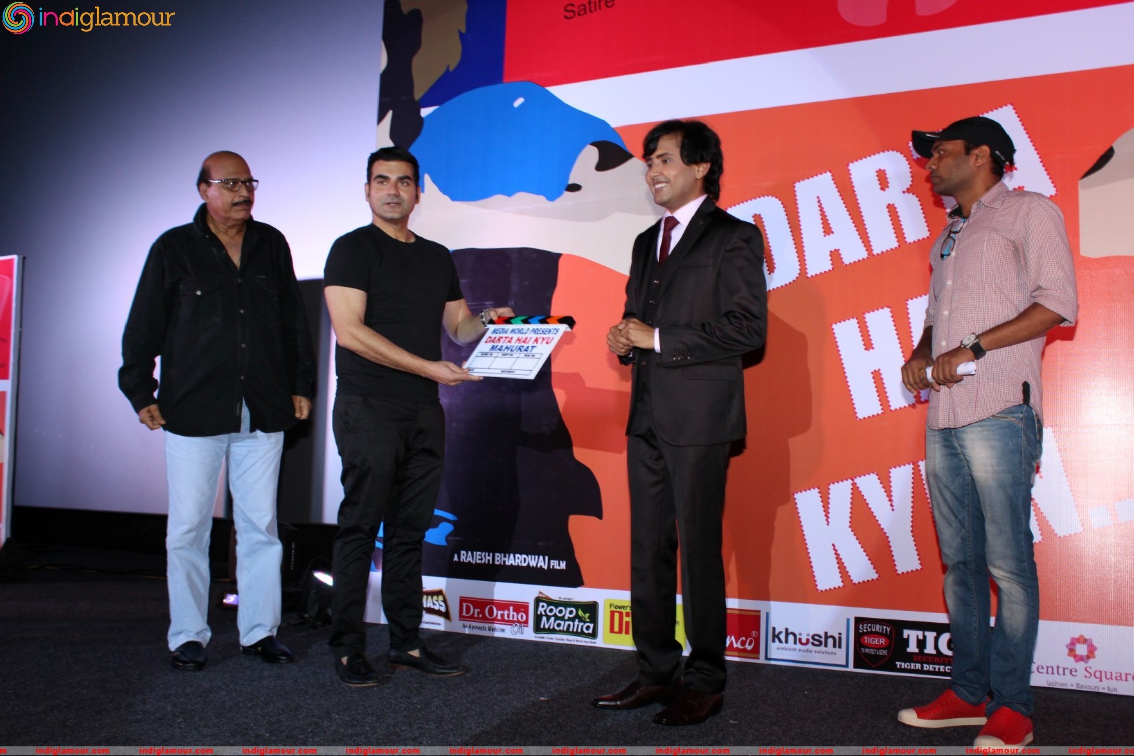 Arbaz Khan At Mahurat Of Hindi Film Darta Hai Kyu Event hd photo