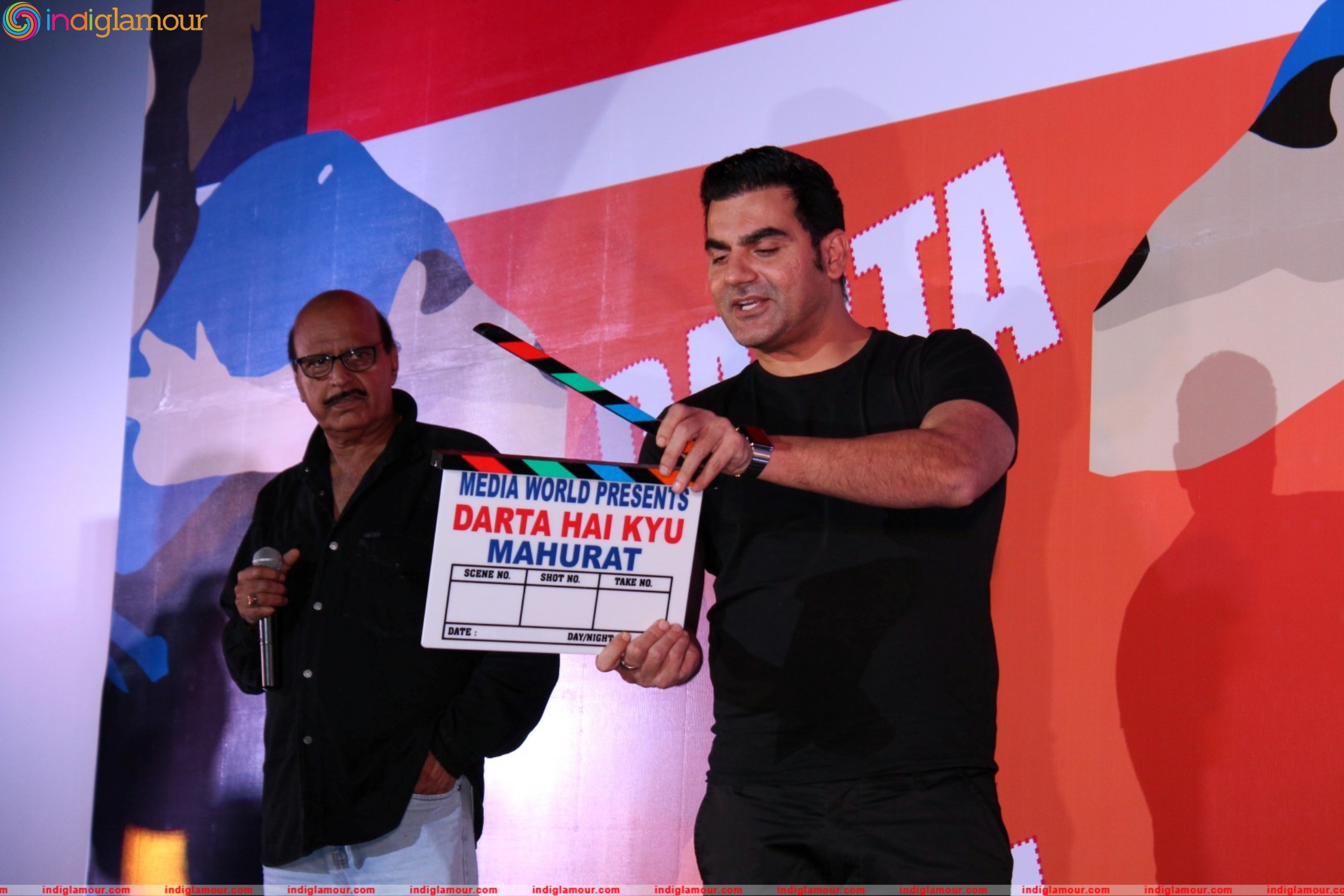 Arbaz Khan At Mahurat Of Hindi Film Darta Hai Kyu Event hd photo