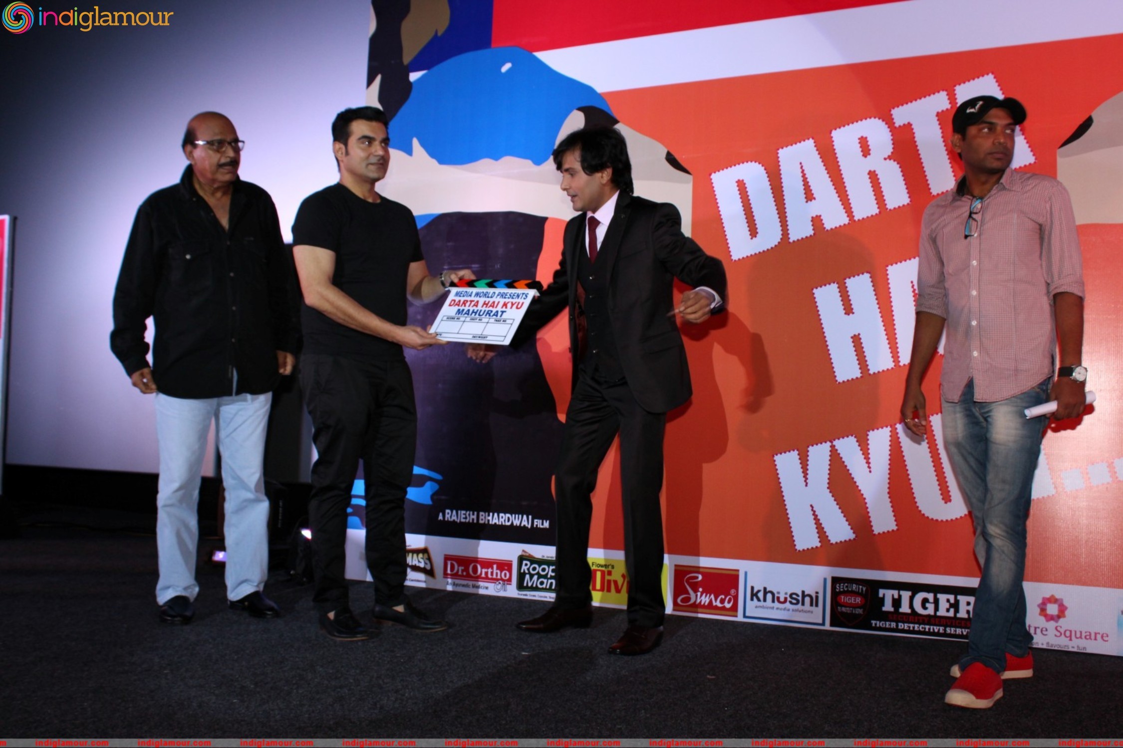 Arbaz Khan At Mahurat Of Hindi Film Darta Hai Kyu Event hd photo