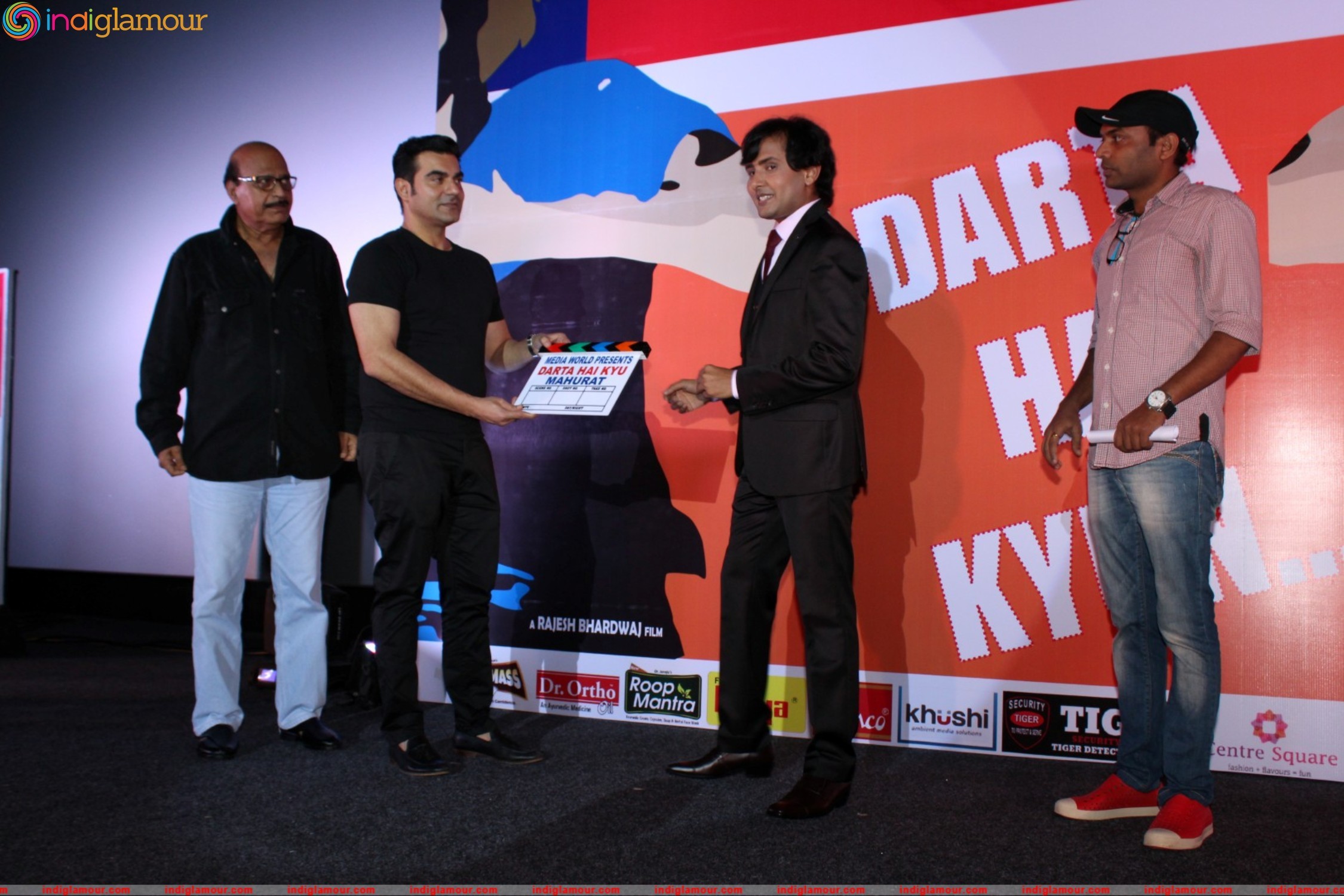 Arbaz Khan At Mahurat Of Hindi Film Darta Hai Kyu Event hd photo