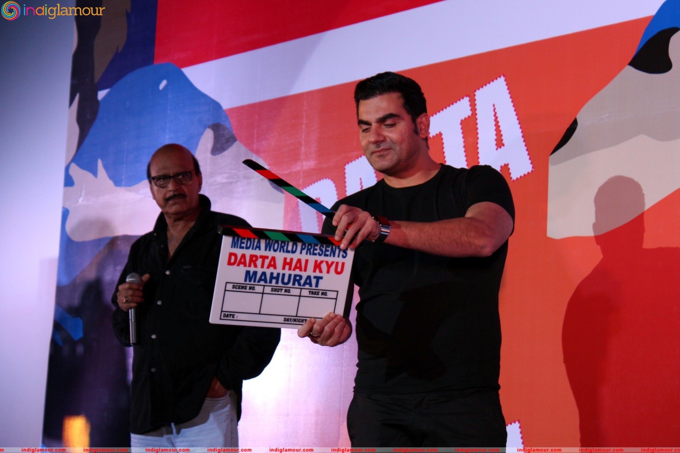 Arbaz Khan At Mahurat Of Hindi Film Darta Hai Kyu Event hd photo