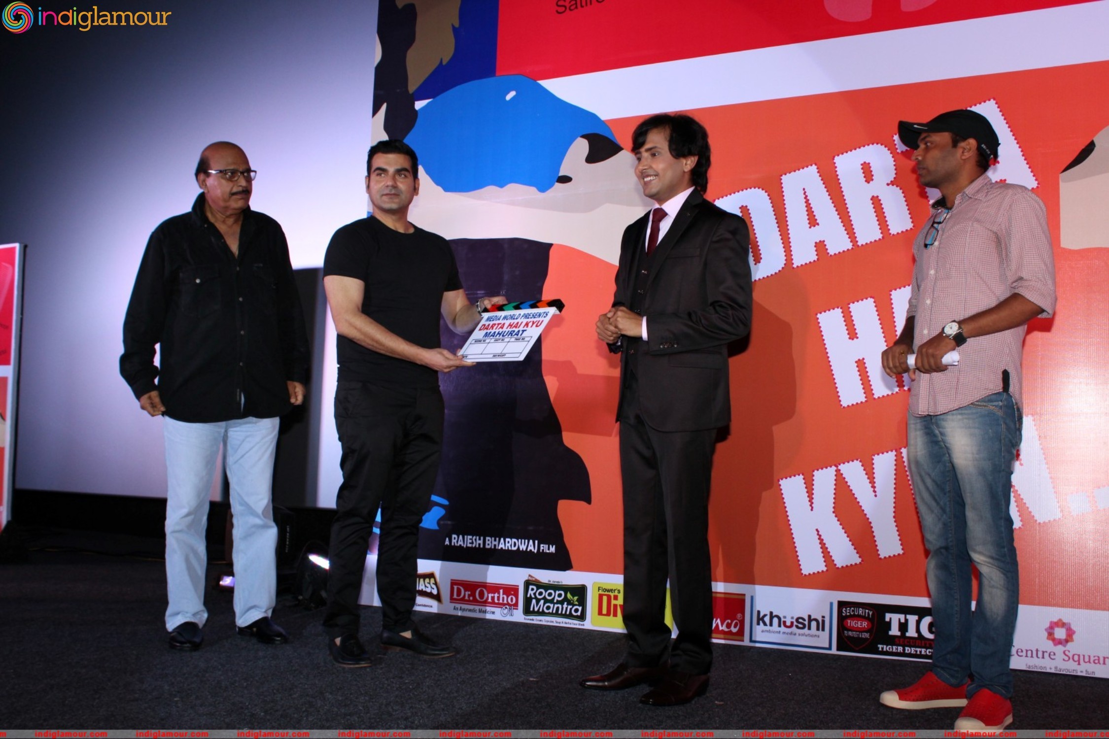 Arbaz Khan At Mahurat Of Hindi Film Darta Hai Kyu Event hd photo