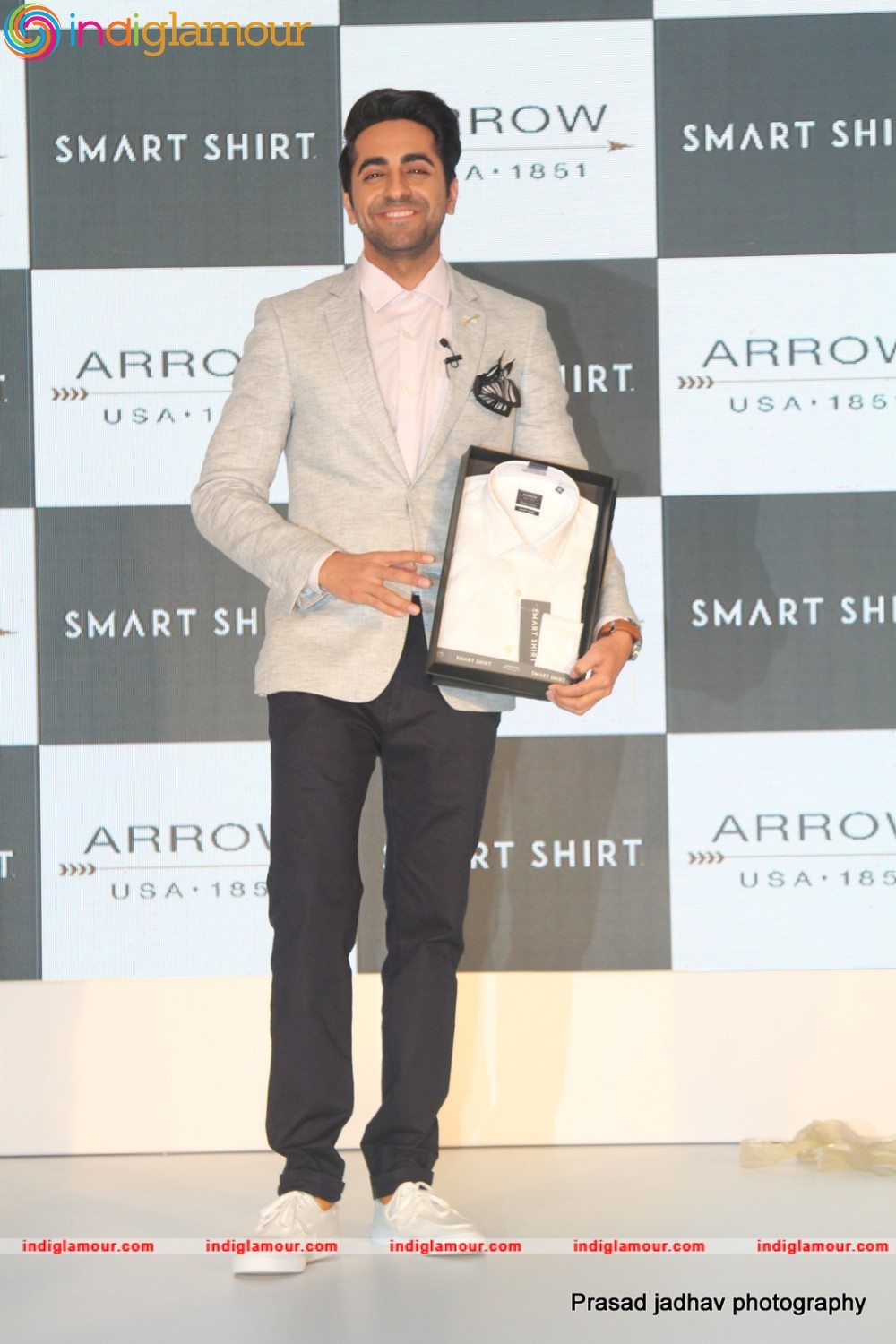 Ayushmann Khurrana Launches Arrow Smart Shirt Event hd photo
