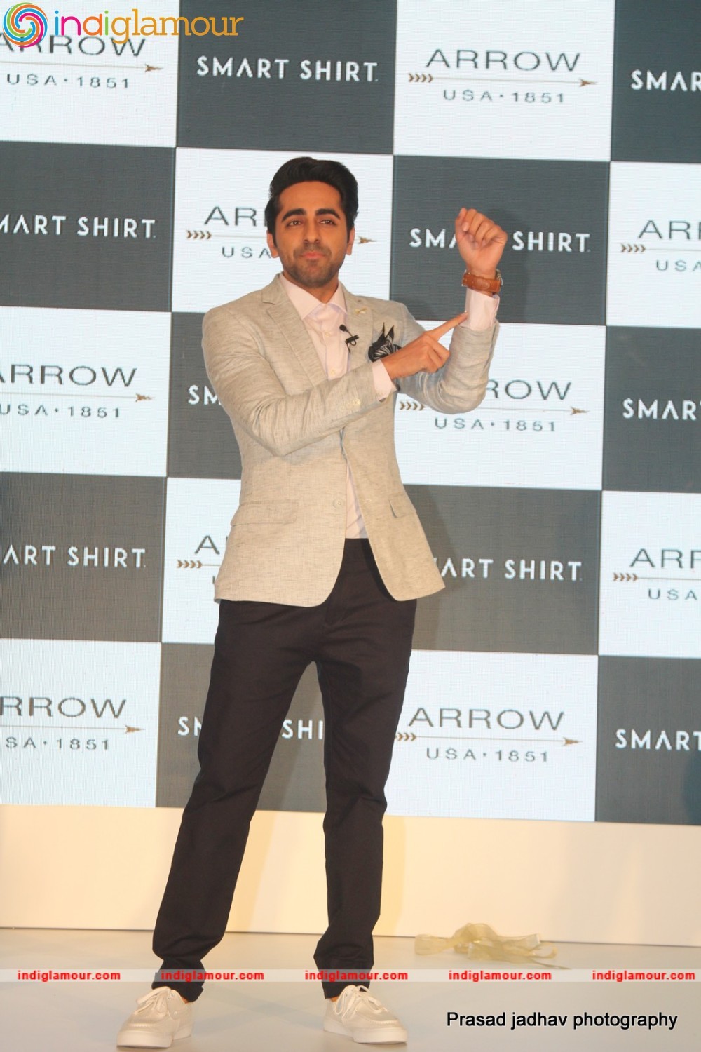 Ayushmann Khurrana Launches Arrow Smart Shirt Event hd photo
