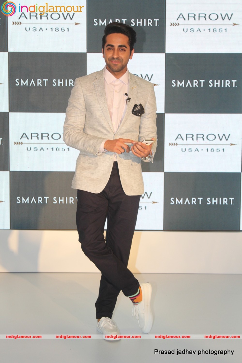 Ayushmann Khurrana Launches Arrow Smart Shirt Event hd photo