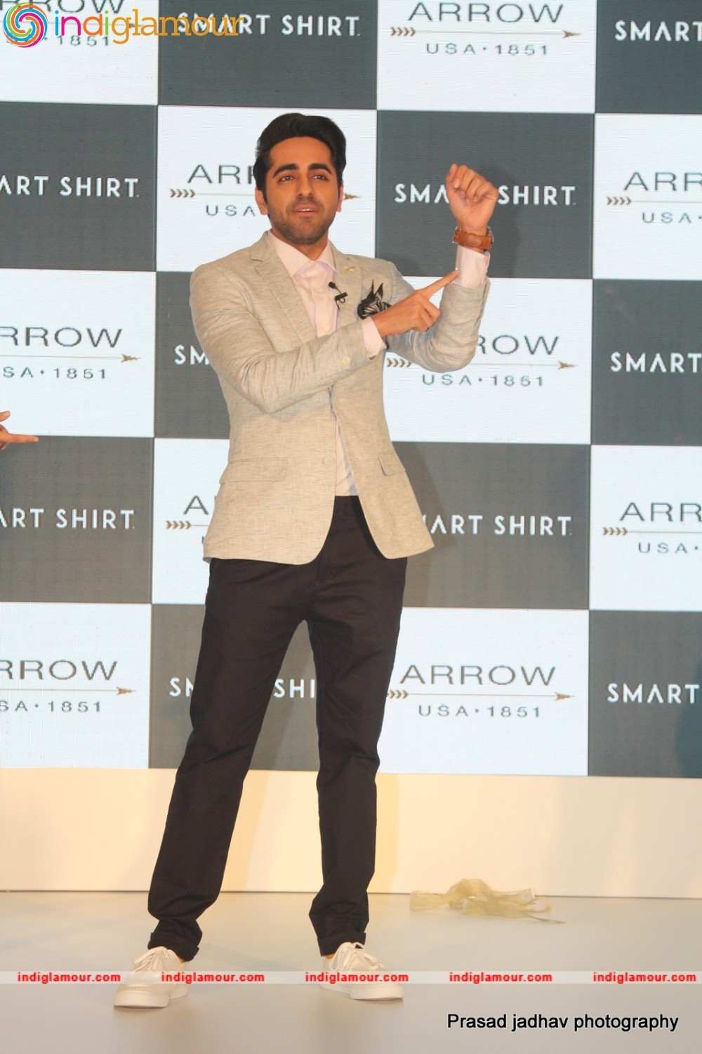 Ayushmann Khurrana Launches Arrow Smart Shirt Event hd photo