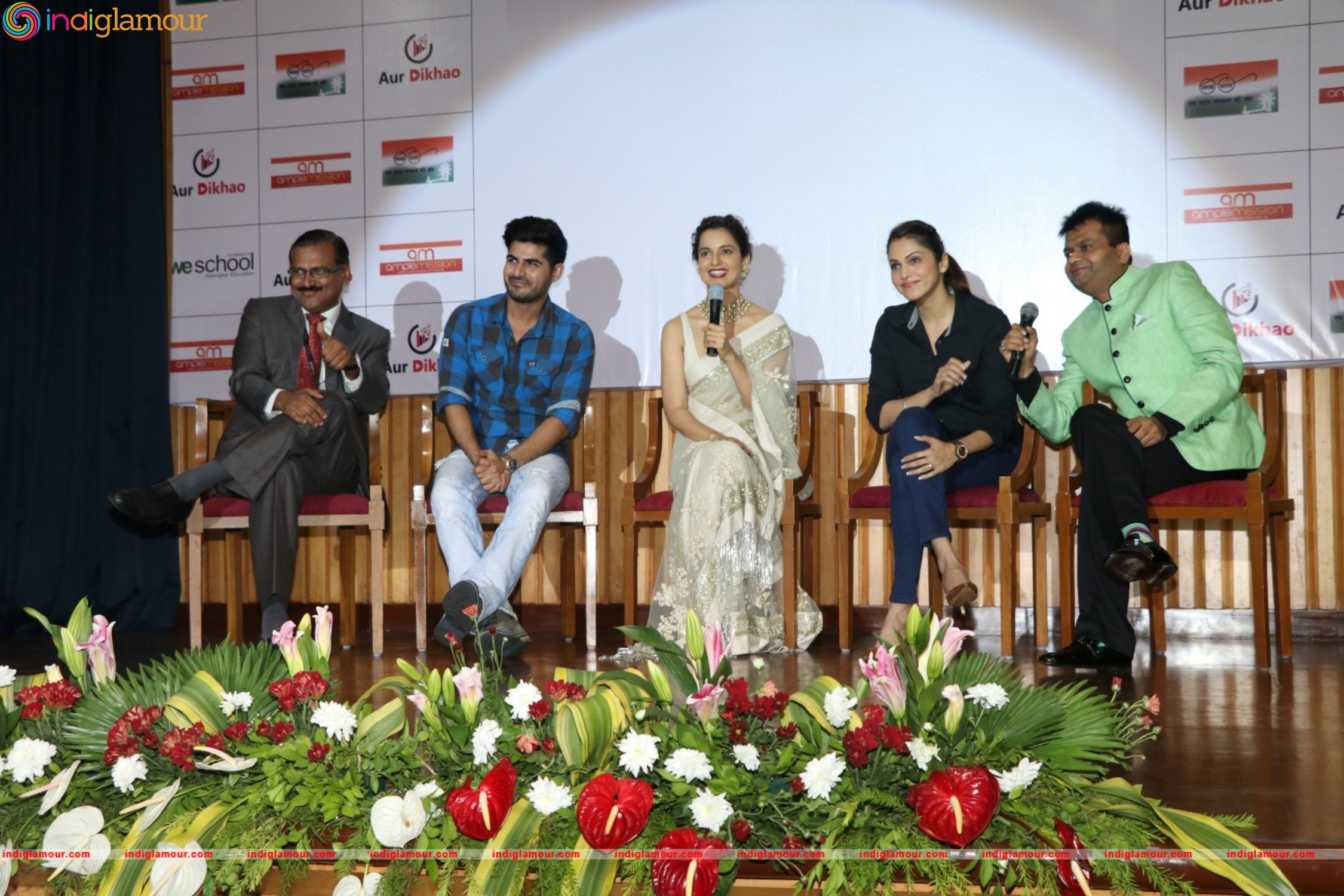 Kangana Ranaut,Omkar Kapoor and Isha Koppikar Promote Swachh Bharat Event hd photo