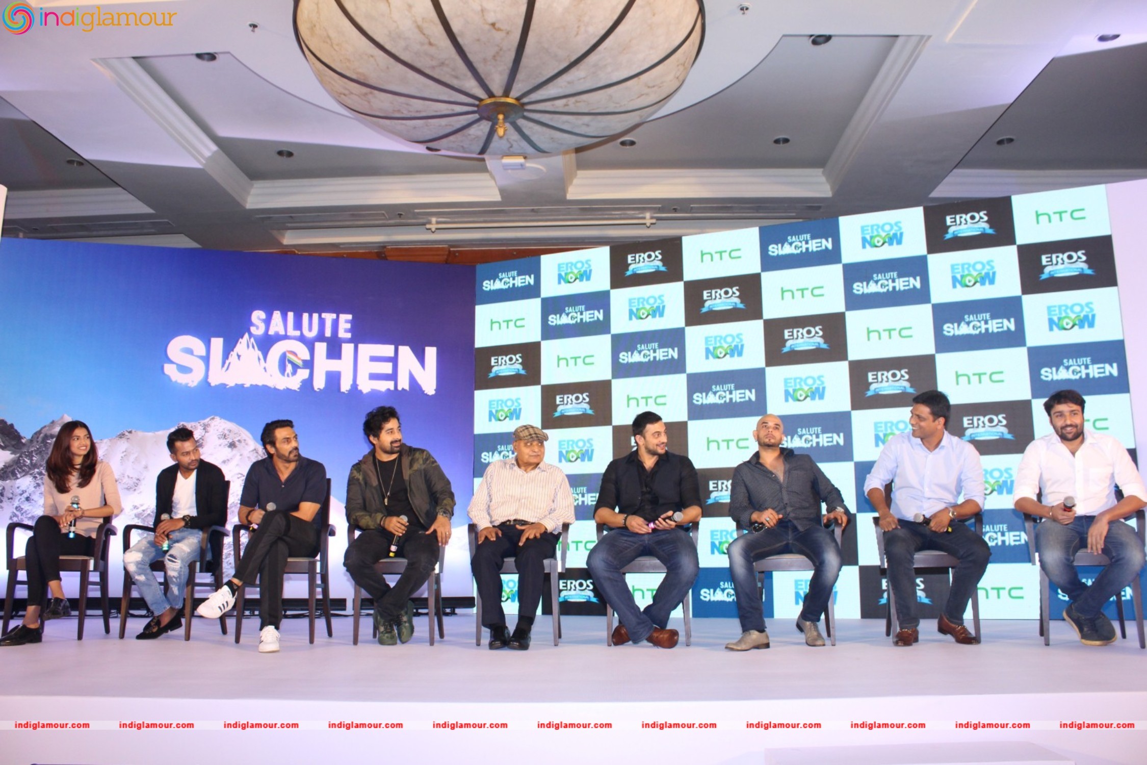 Salute Siachen With Arjun Pampal, Rannvijay Singh and Arunoday Singh Event hd photo