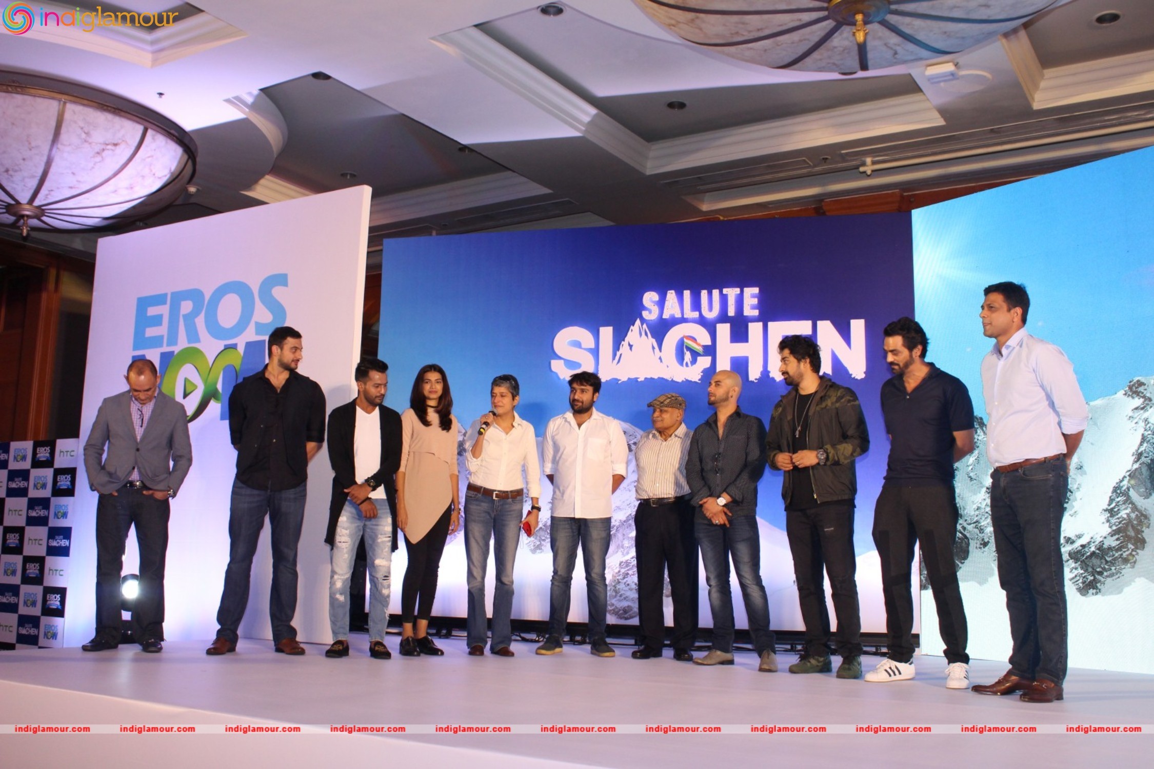 Salute Siachen With Arjun Pampal, Rannvijay Singh and Arunoday Singh Event hd photo