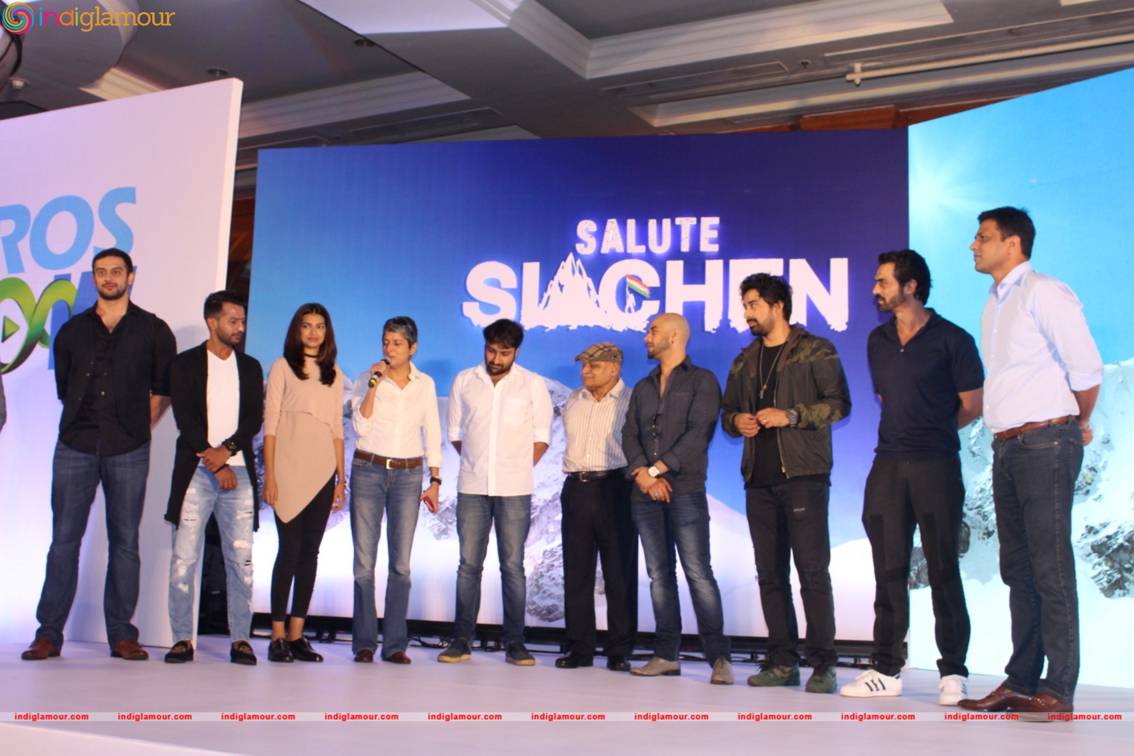 Salute Siachen With Arjun Pampal, Rannvijay Singh and Arunoday Singh Event hd photo