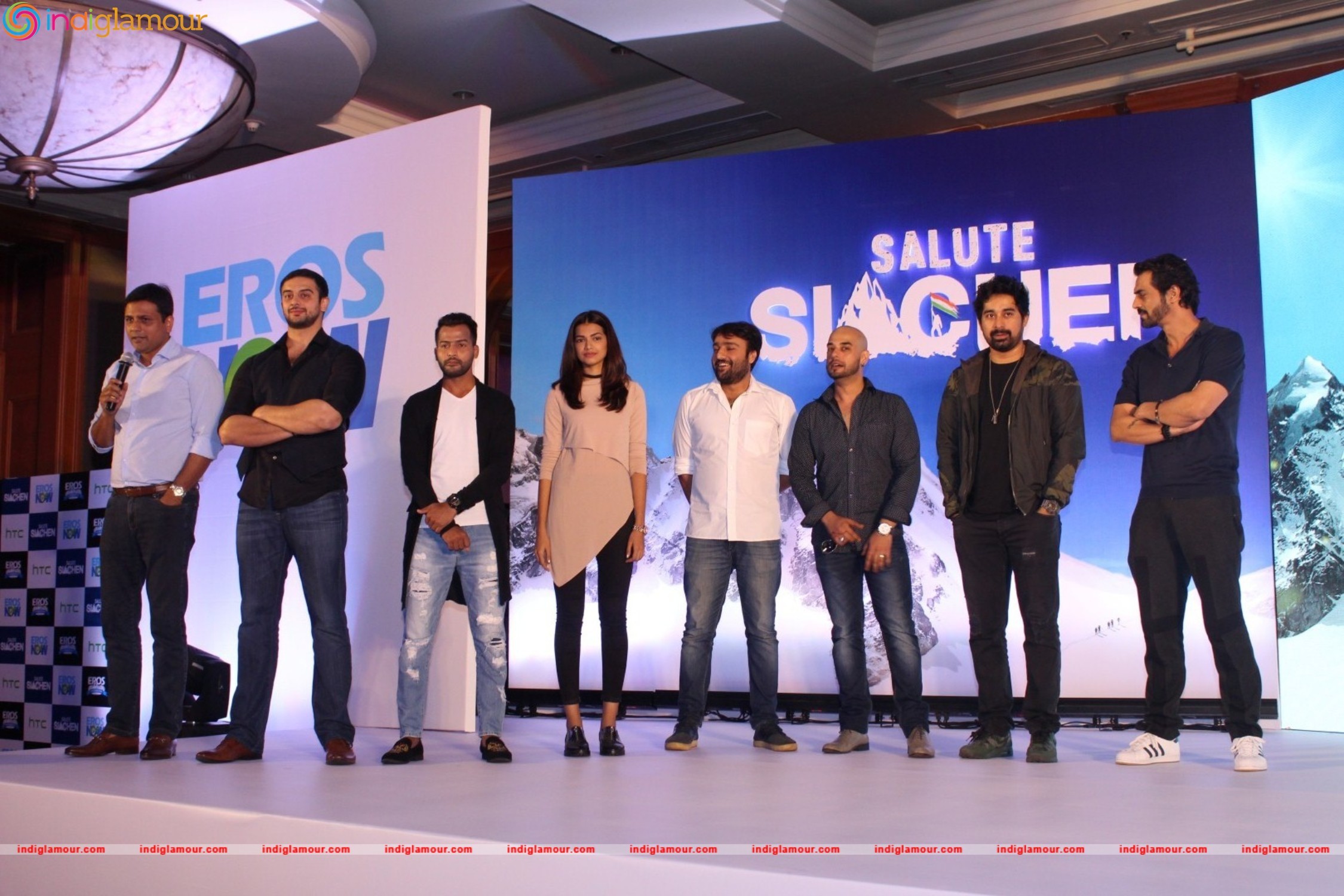 Salute Siachen With Arjun Pampal, Rannvijay Singh and Arunoday Singh Event hd photo