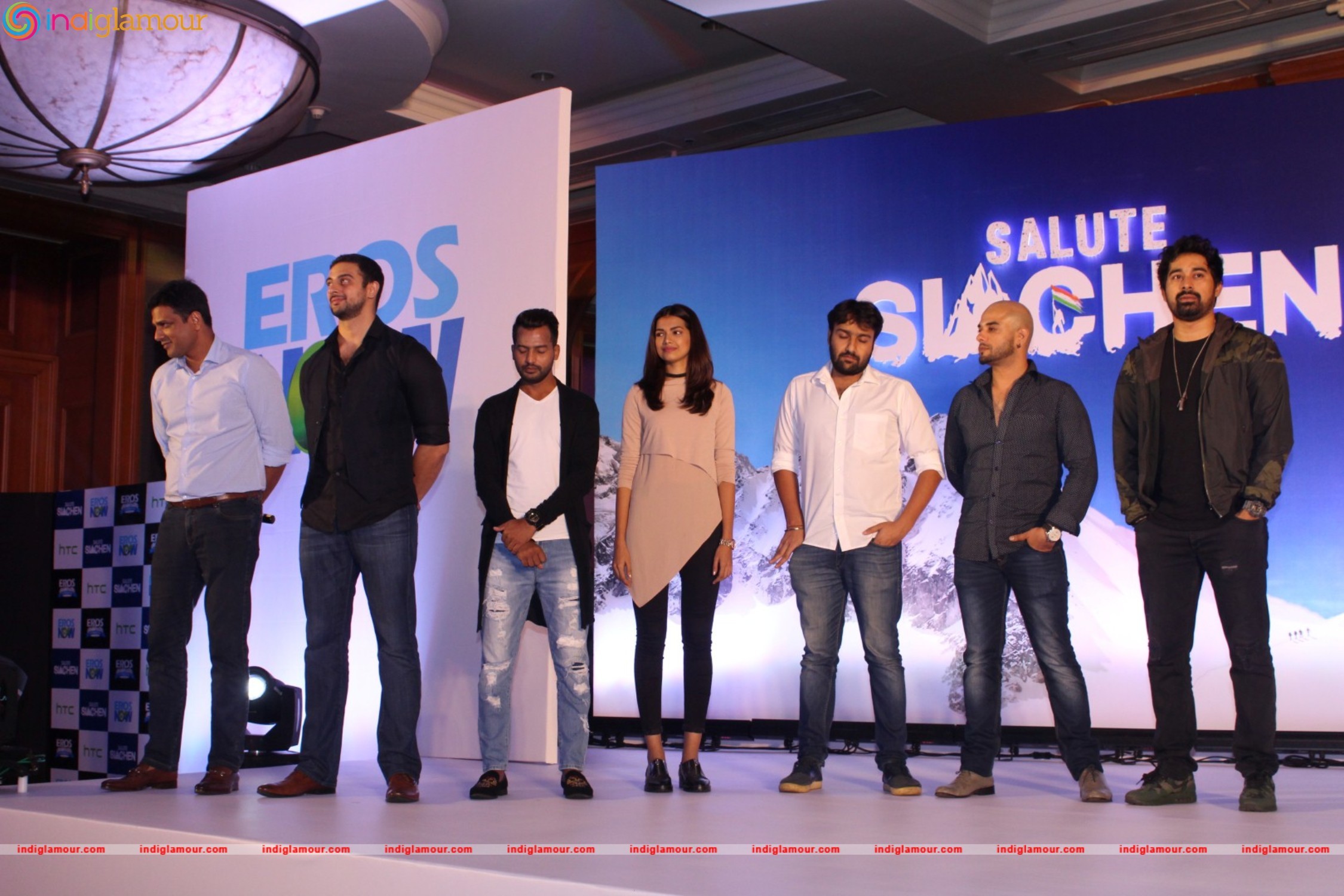 Salute Siachen With Arjun Pampal, Rannvijay Singh and Arunoday Singh Event hd photo