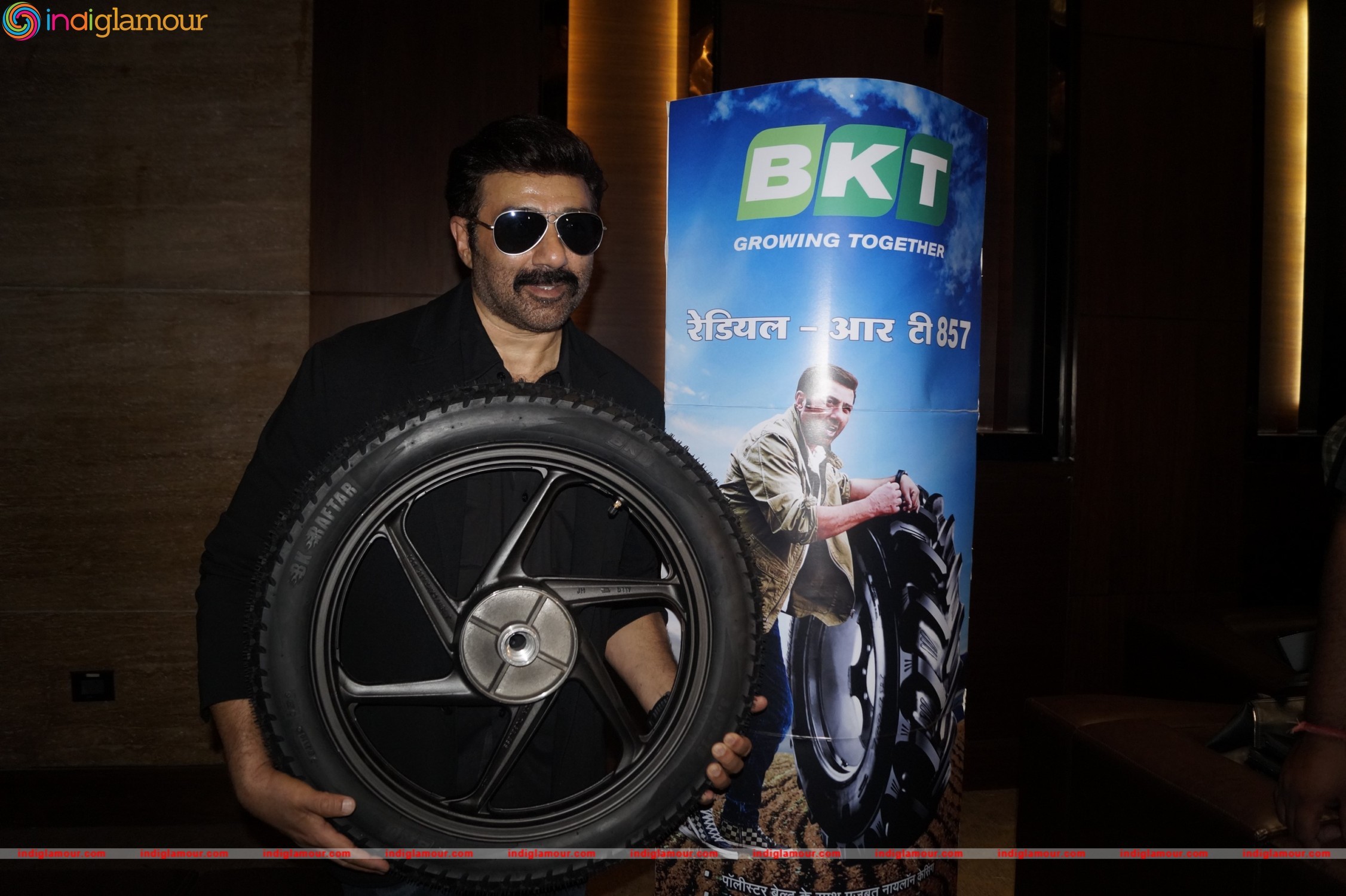 Sunny Deol Launched The New Two Wheeler Tire From BKT Tires Event hd photo