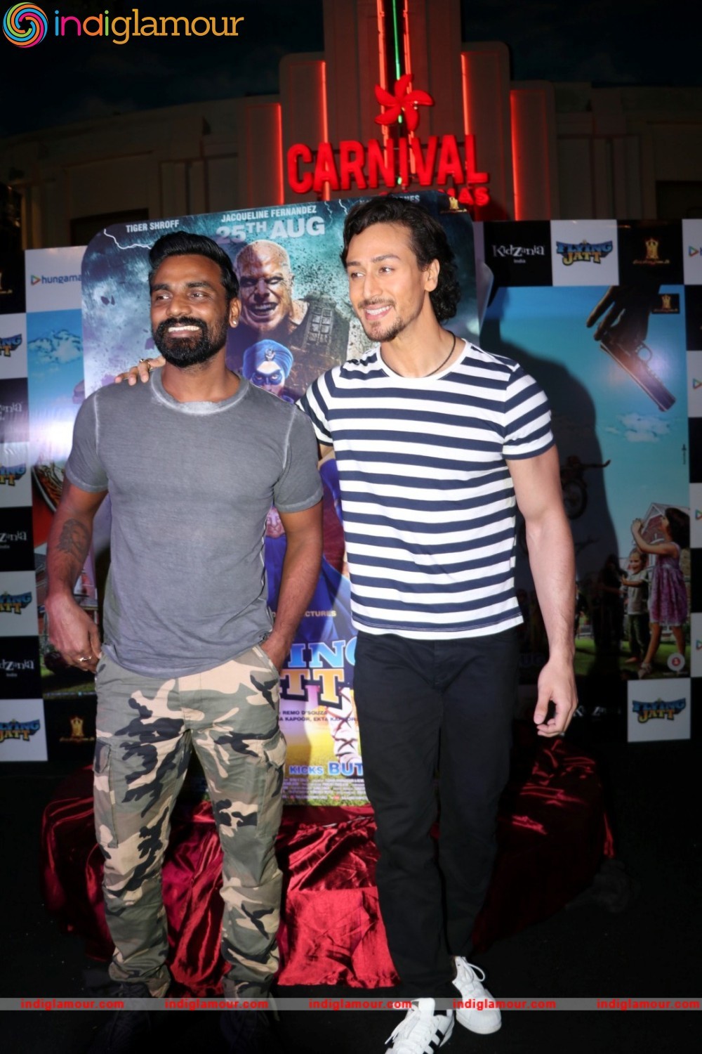 Tiger Shroff and Remo D'Souza At Launch Of Official Game Of SuperHero Event hd photo