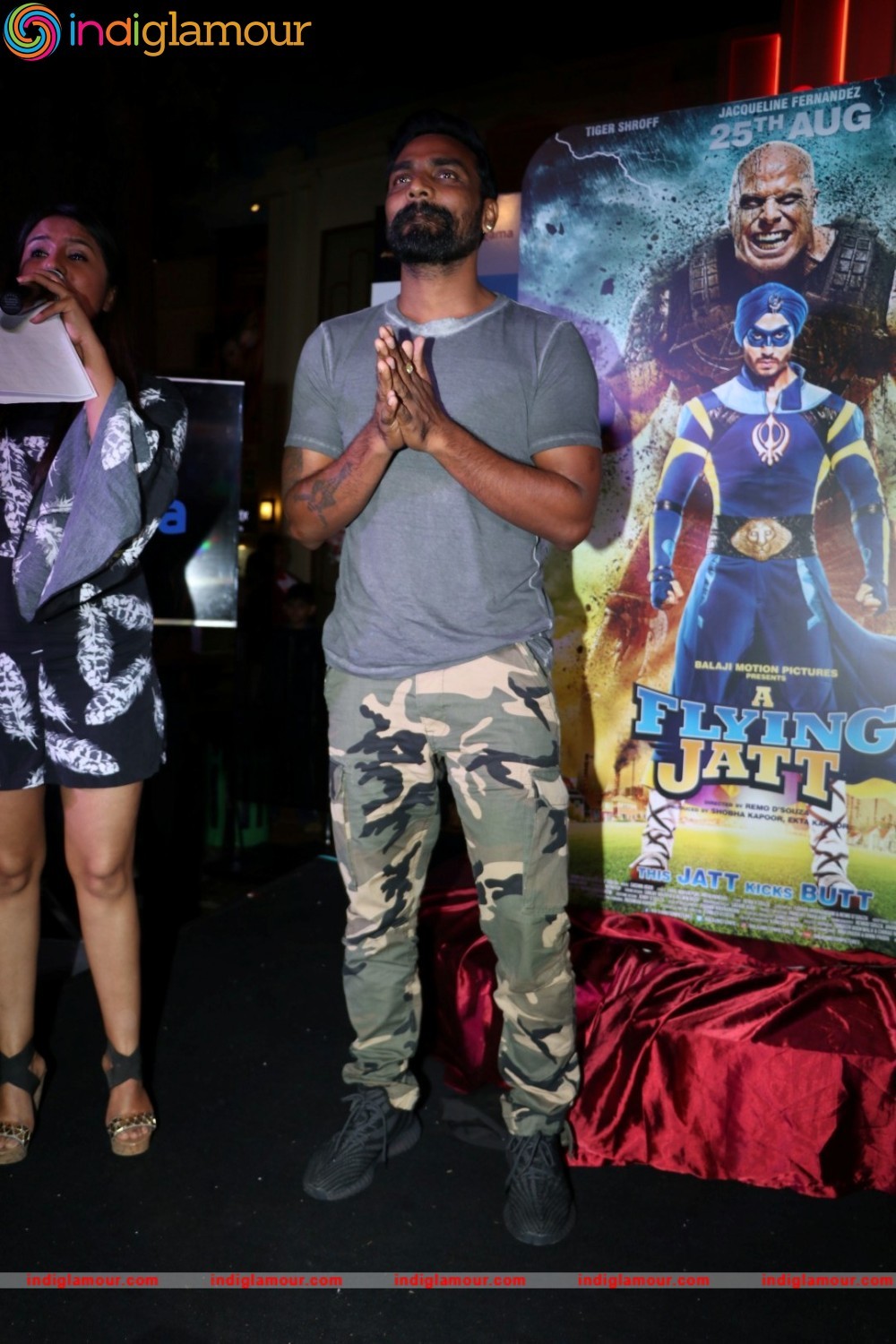 Tiger Shroff and Remo D'Souza At Launch Of Official Game Of SuperHero Event hd photo