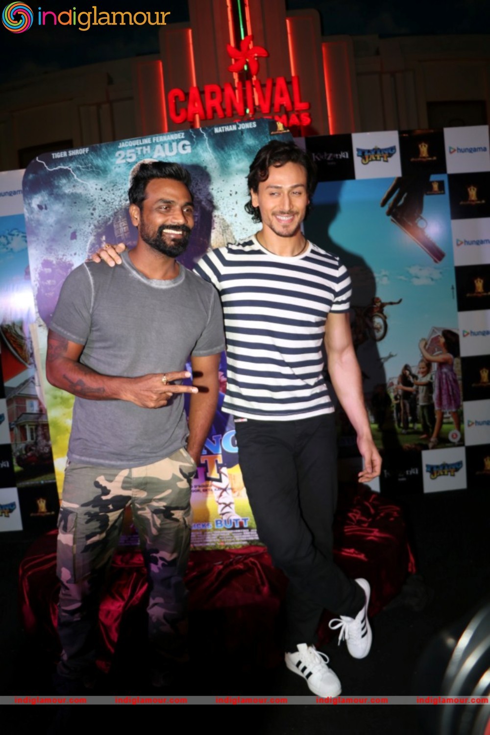 Tiger Shroff and Remo D'Souza At Launch Of Official Game Of SuperHero Event hd photo