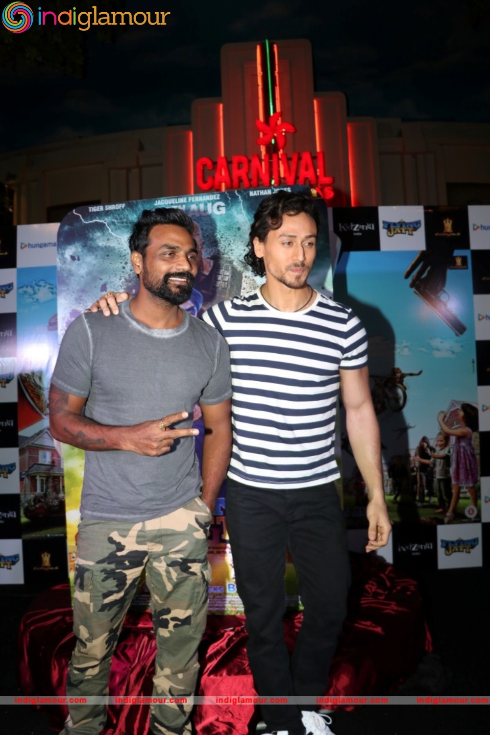 Tiger Shroff and Remo D'Souza At Launch Of Official Game Of SuperHero Event hd photo