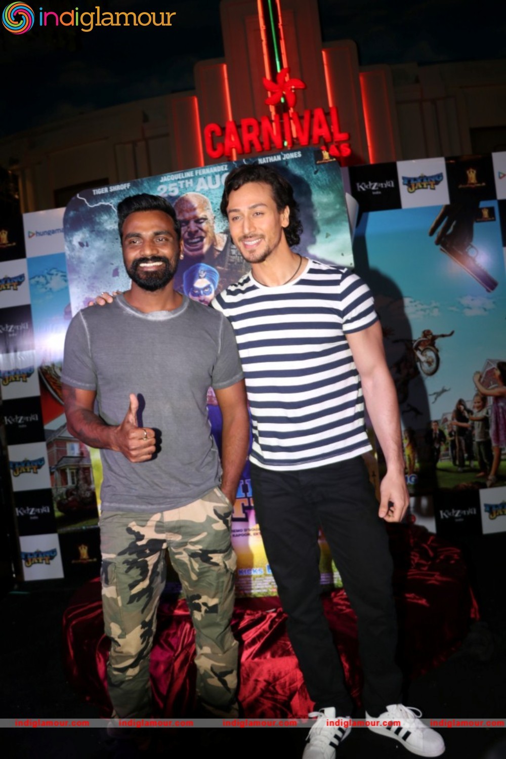 Tiger Shroff and Remo D'Souza At Launch Of Official Game Of SuperHero Event hd photo
