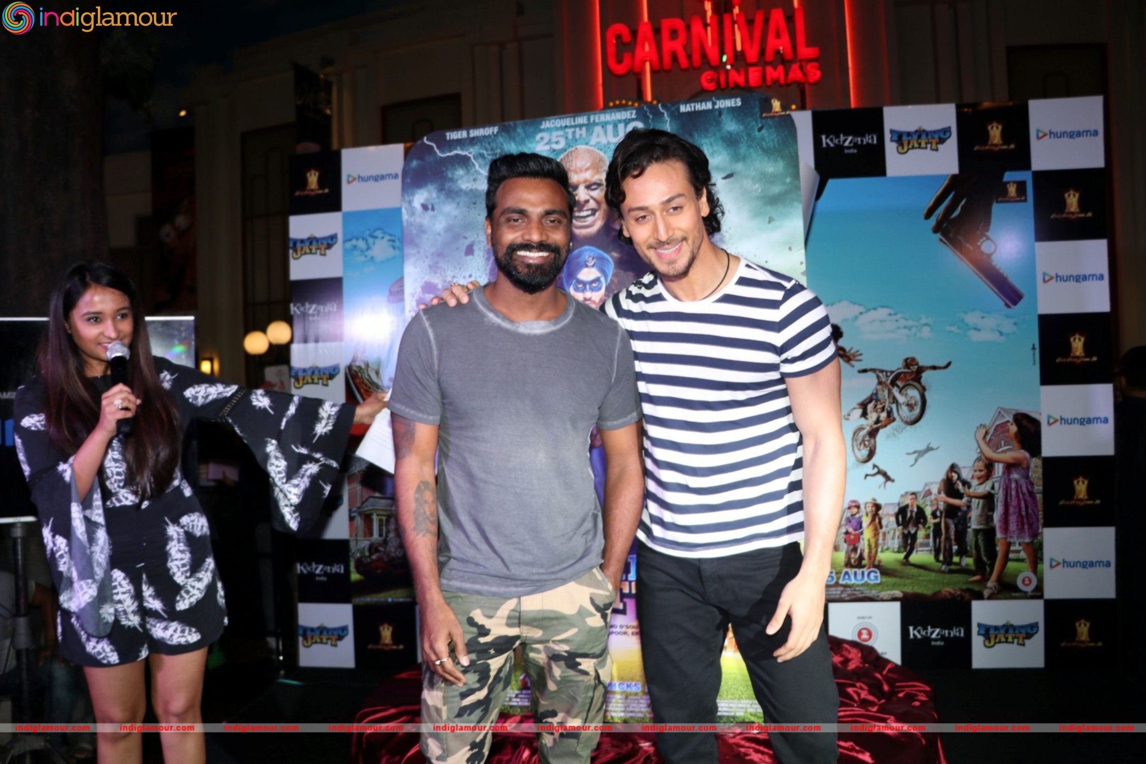 Tiger Shroff and Remo D'Souza At Launch Of Official Game Of SuperHero Event hd photo