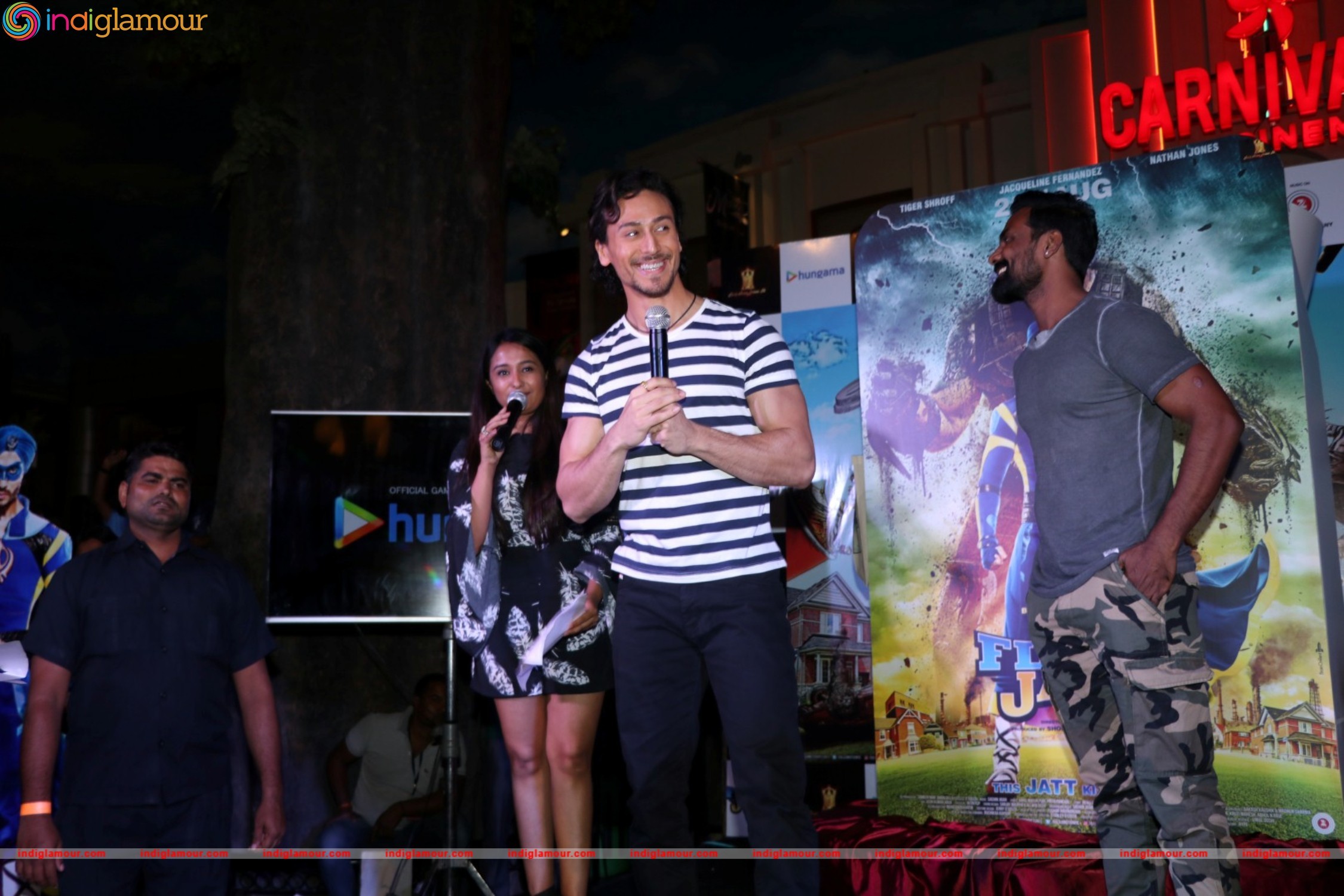 Tiger Shroff and Remo D'Souza At Launch Of Official Game Of SuperHero Event hd photo