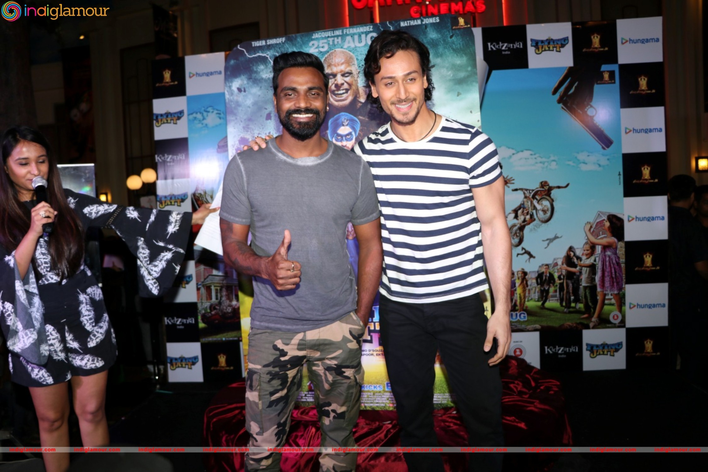 Tiger Shroff and Remo D'Souza At Launch Of Official Game Of SuperHero Event hd photo