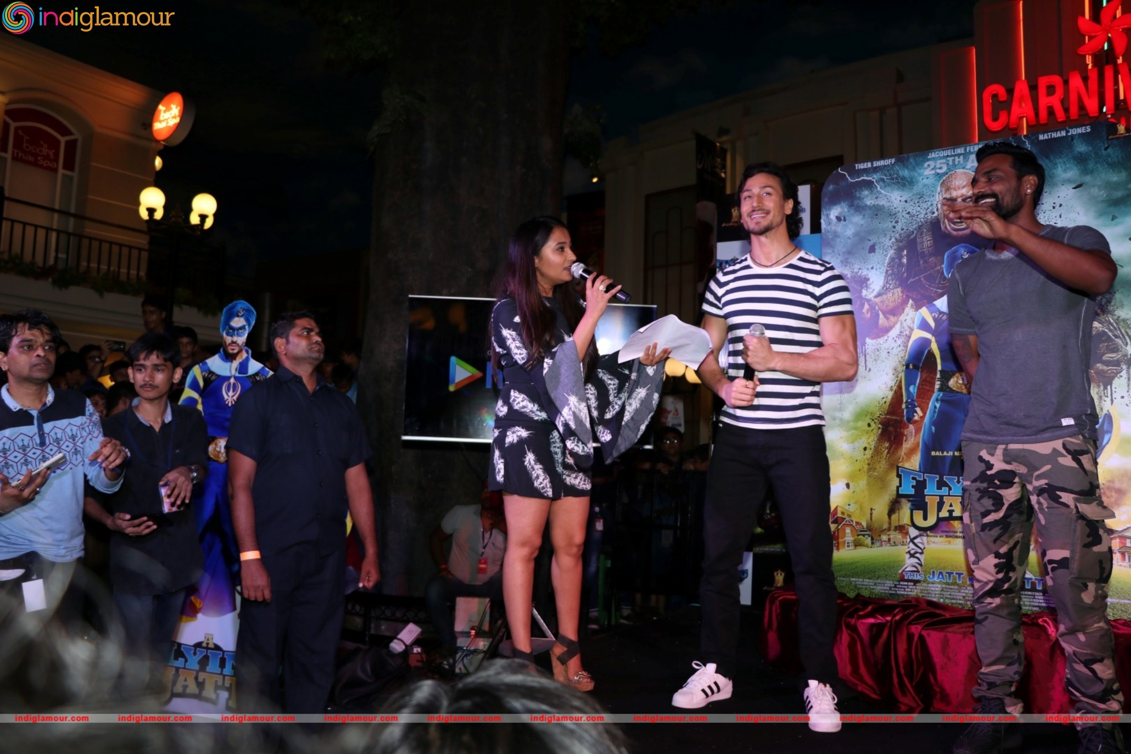 Tiger Shroff and Remo D'Souza At Launch Of Official Game Of SuperHero Event hd photo