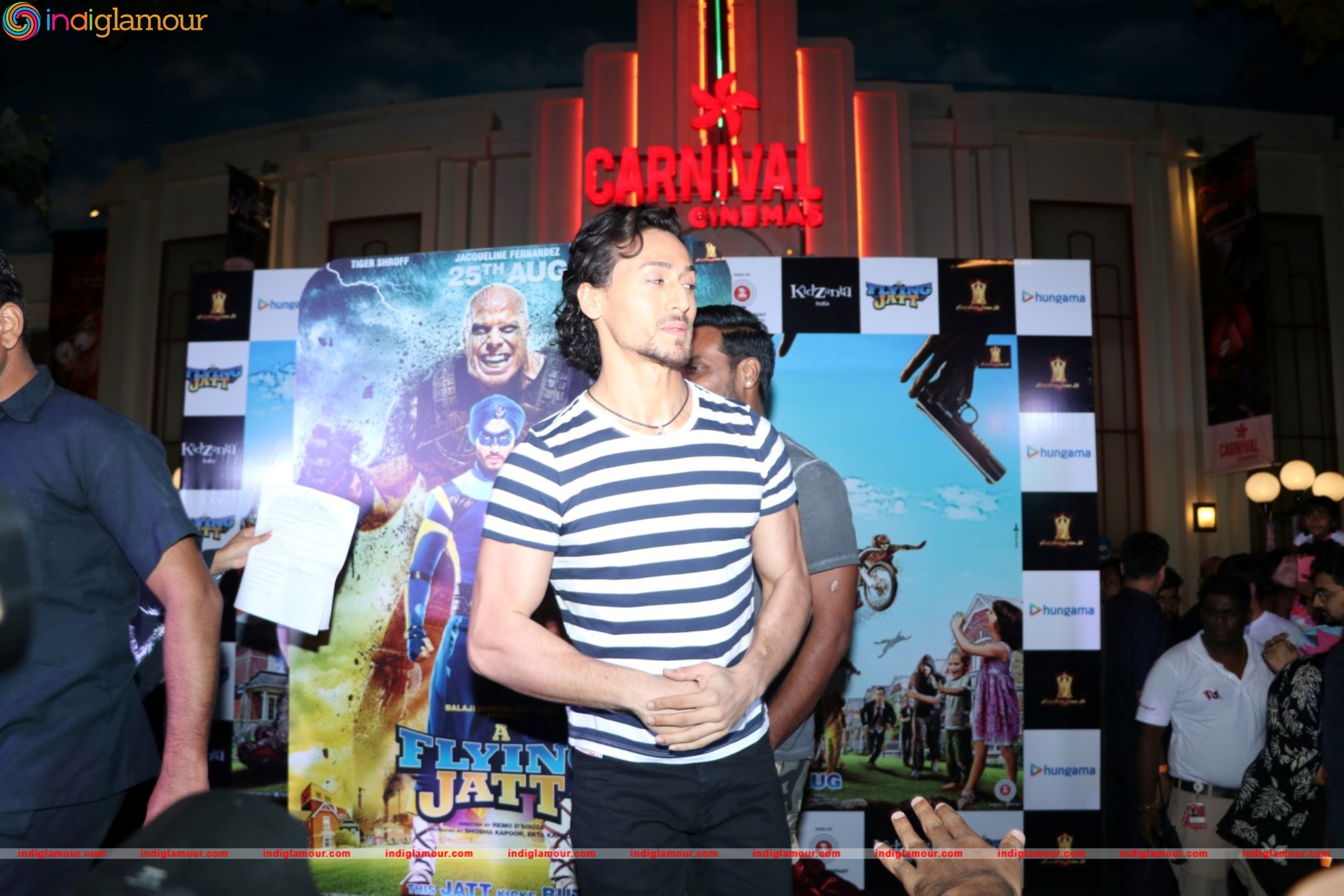 Tiger Shroff and Remo D'Souza At Launch Of Official Game Of SuperHero Event hd photo