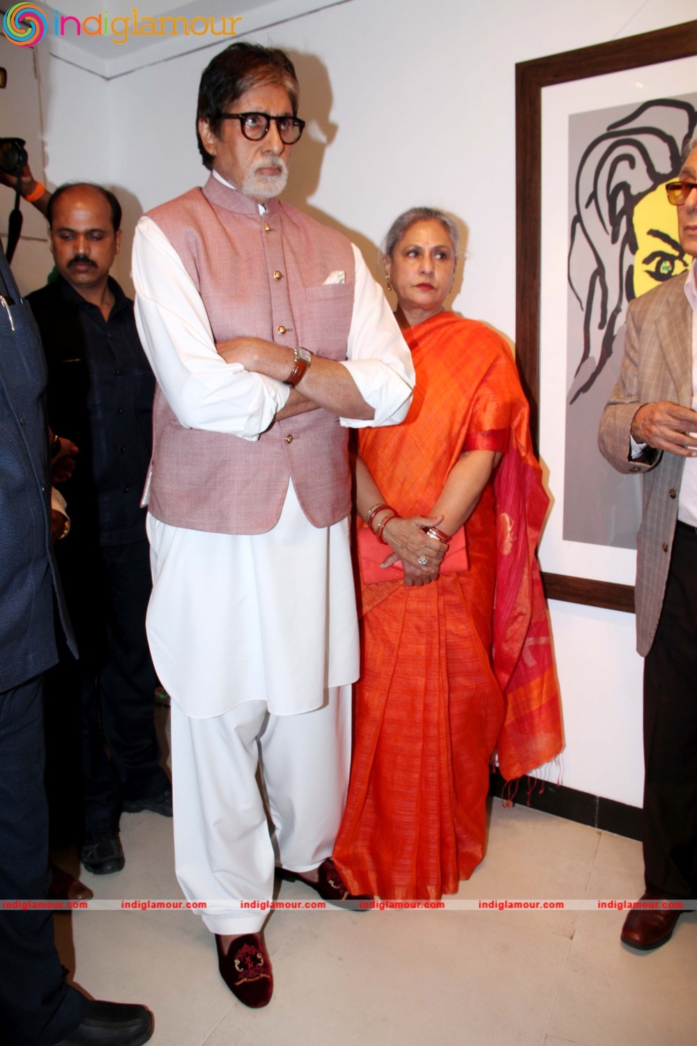 Amitabh Bachchan launches Dilip De's digital art exhibition (1) Event hd photo