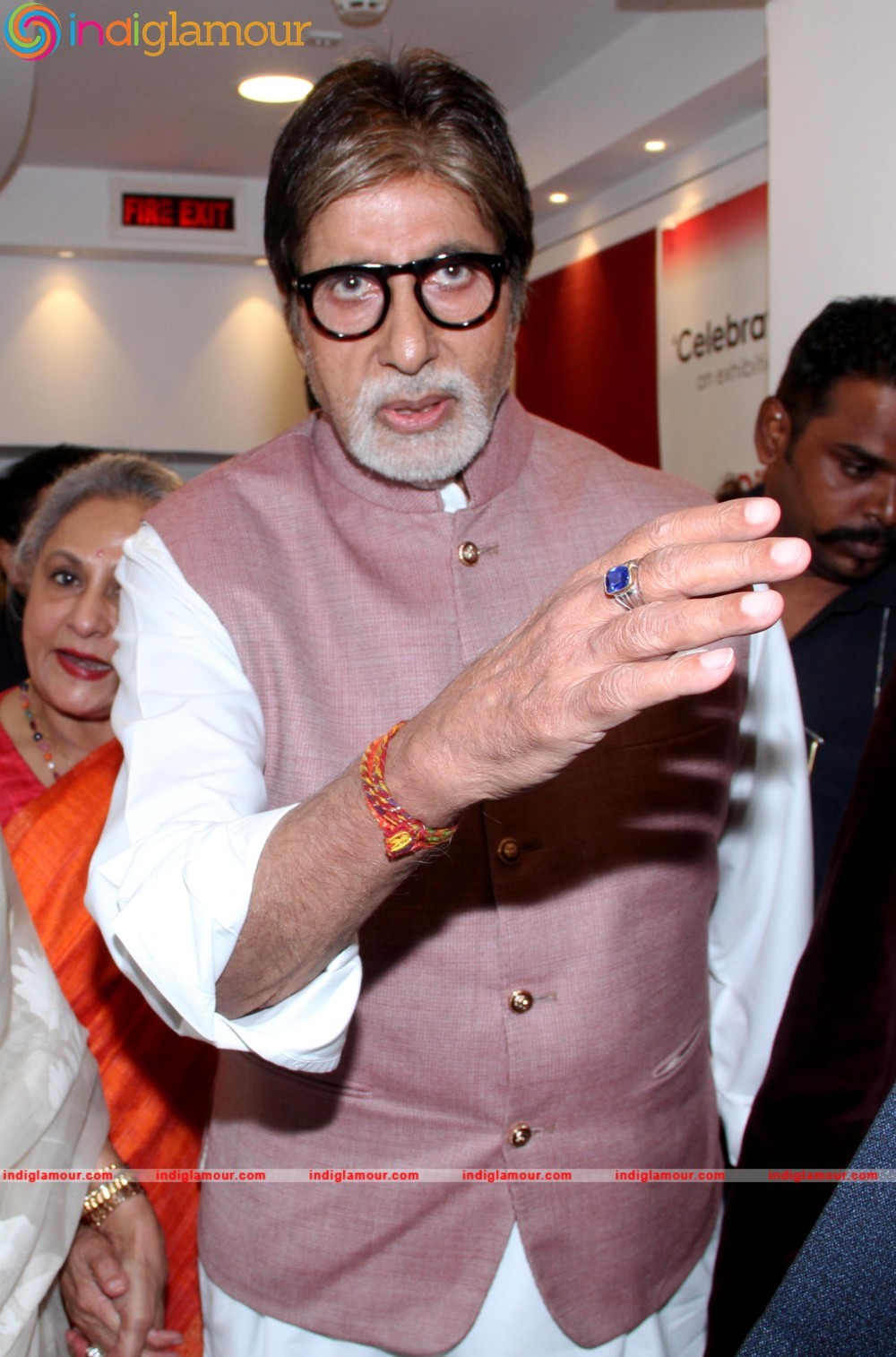 Amitabh Bachchan launches Dilip De's digital art exhibition (1) Event hd photo
