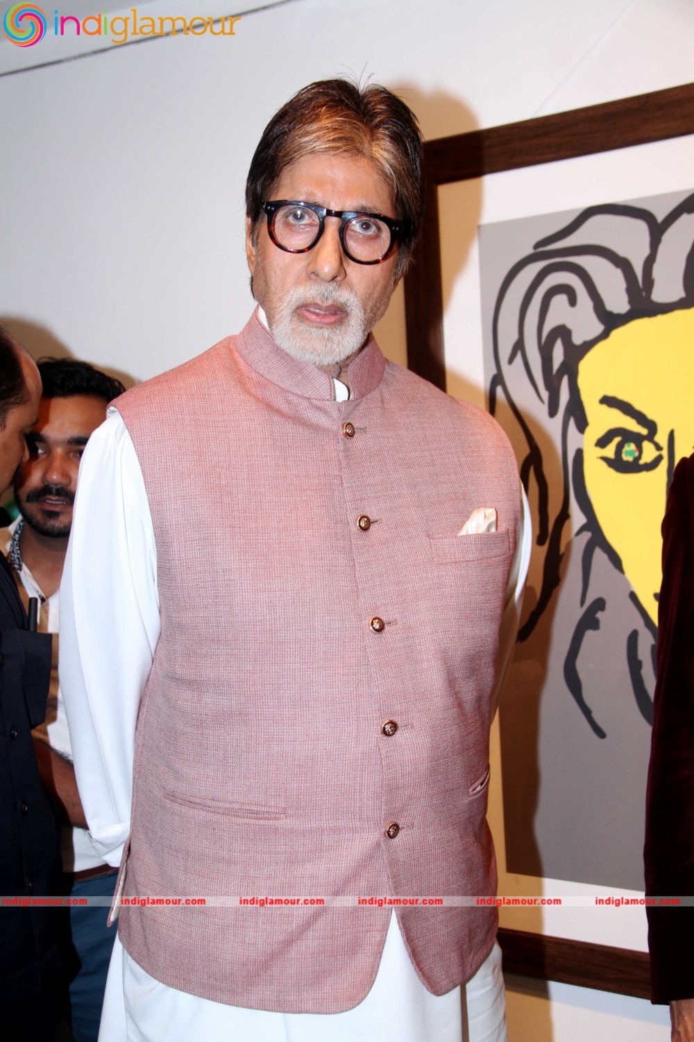 Amitabh Bachchan launches Dilip De's digital art exhibition (1) Event hd photo