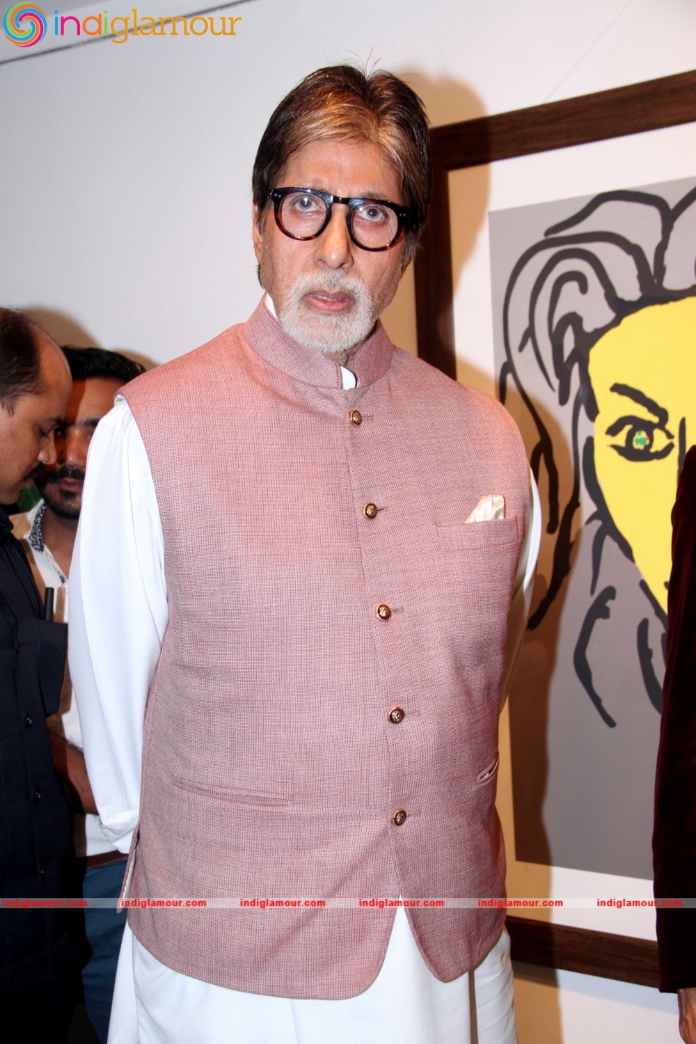 Amitabh Bachchan launches Dilip De's digital art exhibition (1) Event hd photo