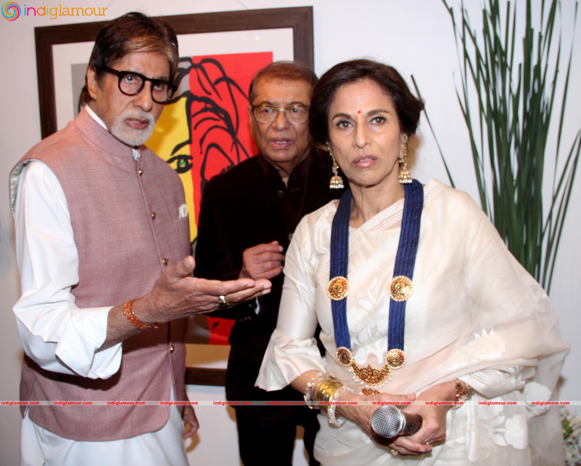 Amitabh Bachchan launches Dilip De's digital art exhibition (1) Event hd photo