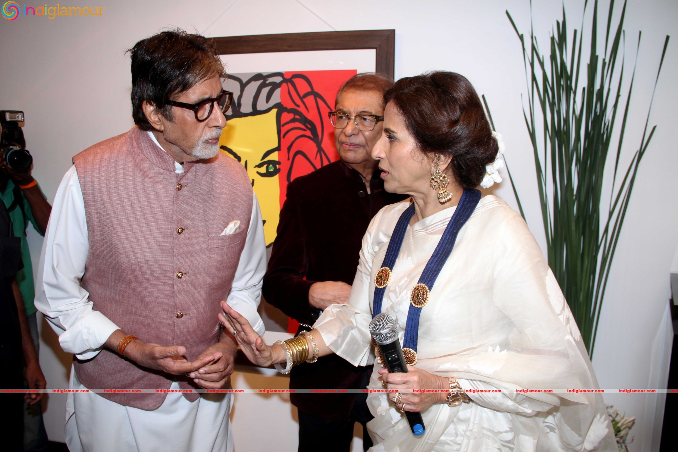 Amitabh Bachchan launches Dilip De's digital art exhibition (1) Event hd photo