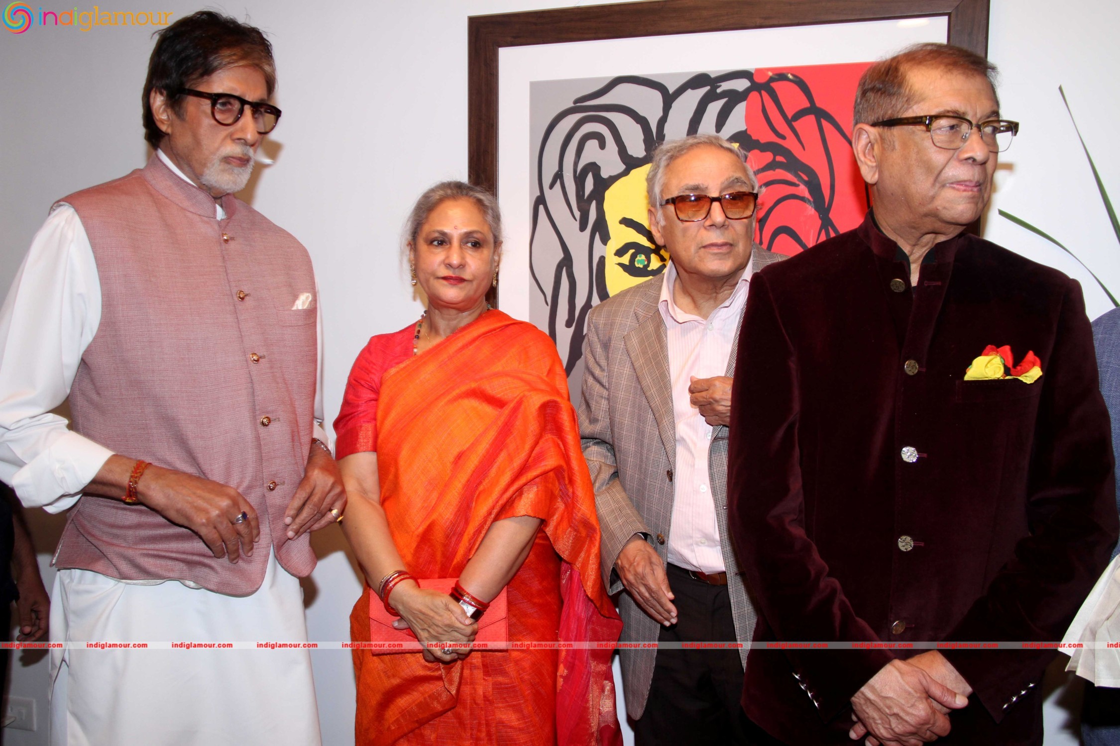 Amitabh Bachchan launches Dilip De's digital art exhibition (1) Event hd photo