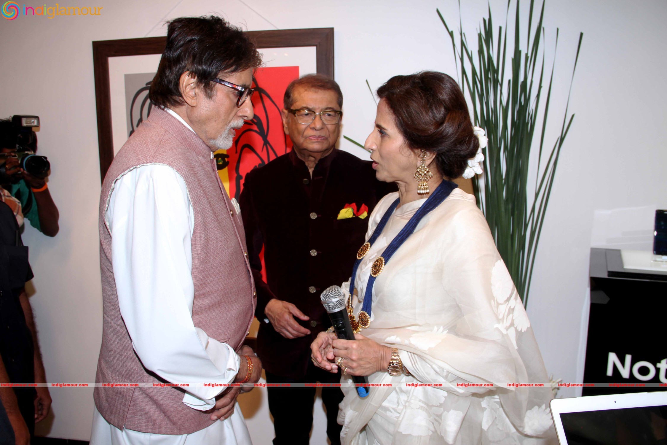 Amitabh Bachchan launches Dilip De's digital art exhibition (1) Event hd photo