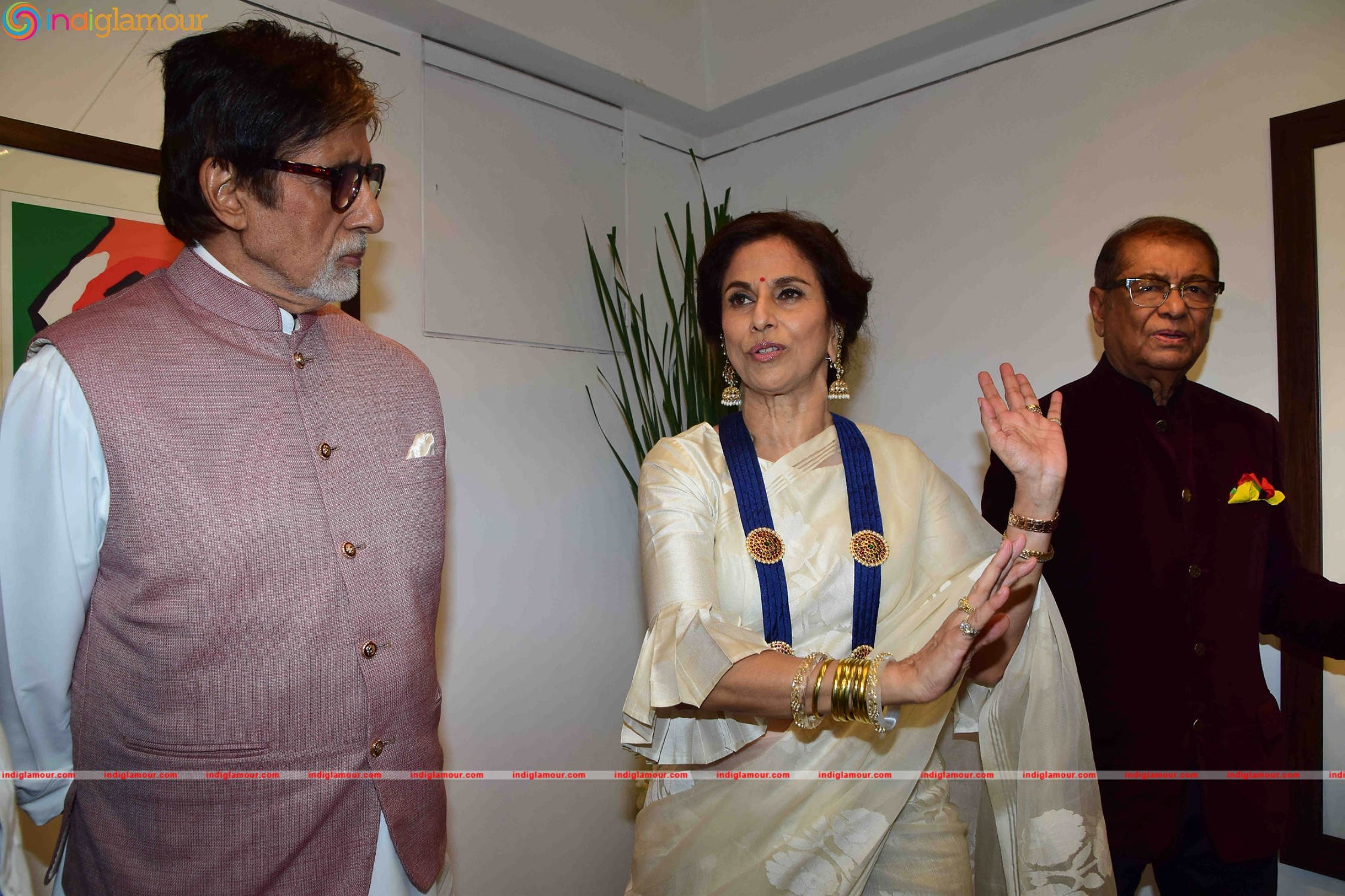 Amitabh Bachchan launches Dilip De's digital art exhibition (1) Event hd photo