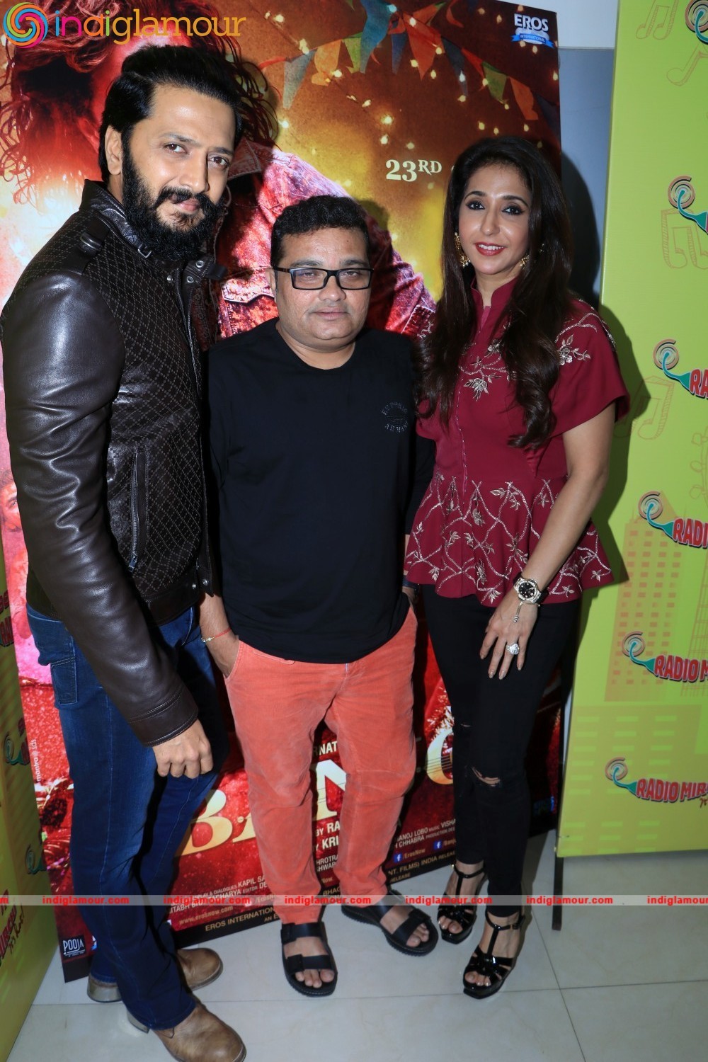 Riteish Deshmukh Launched Film Banjo New Song At Radio Mirchi Photos Event hd photo