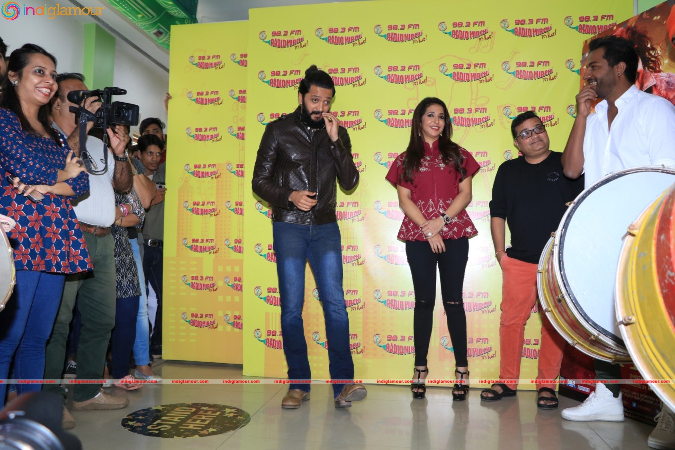 Riteish Deshmukh Launched Film Banjo New Song At Radio Mirchi Photos Event hd photo