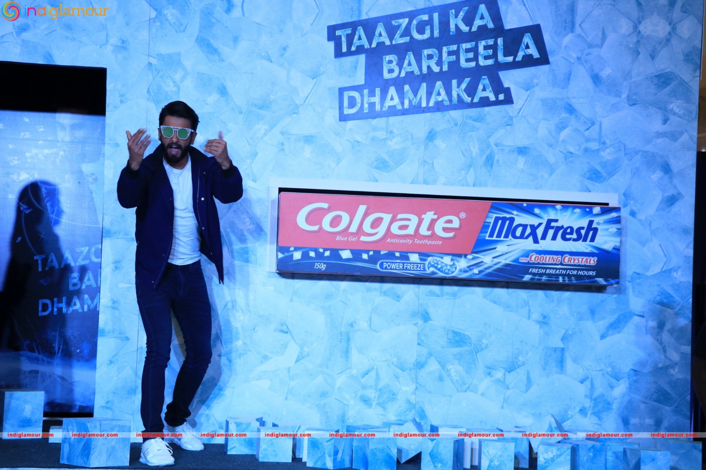 Ranveer Singh at Colgate Max Fresh Event Power Freeze Event hd photo
