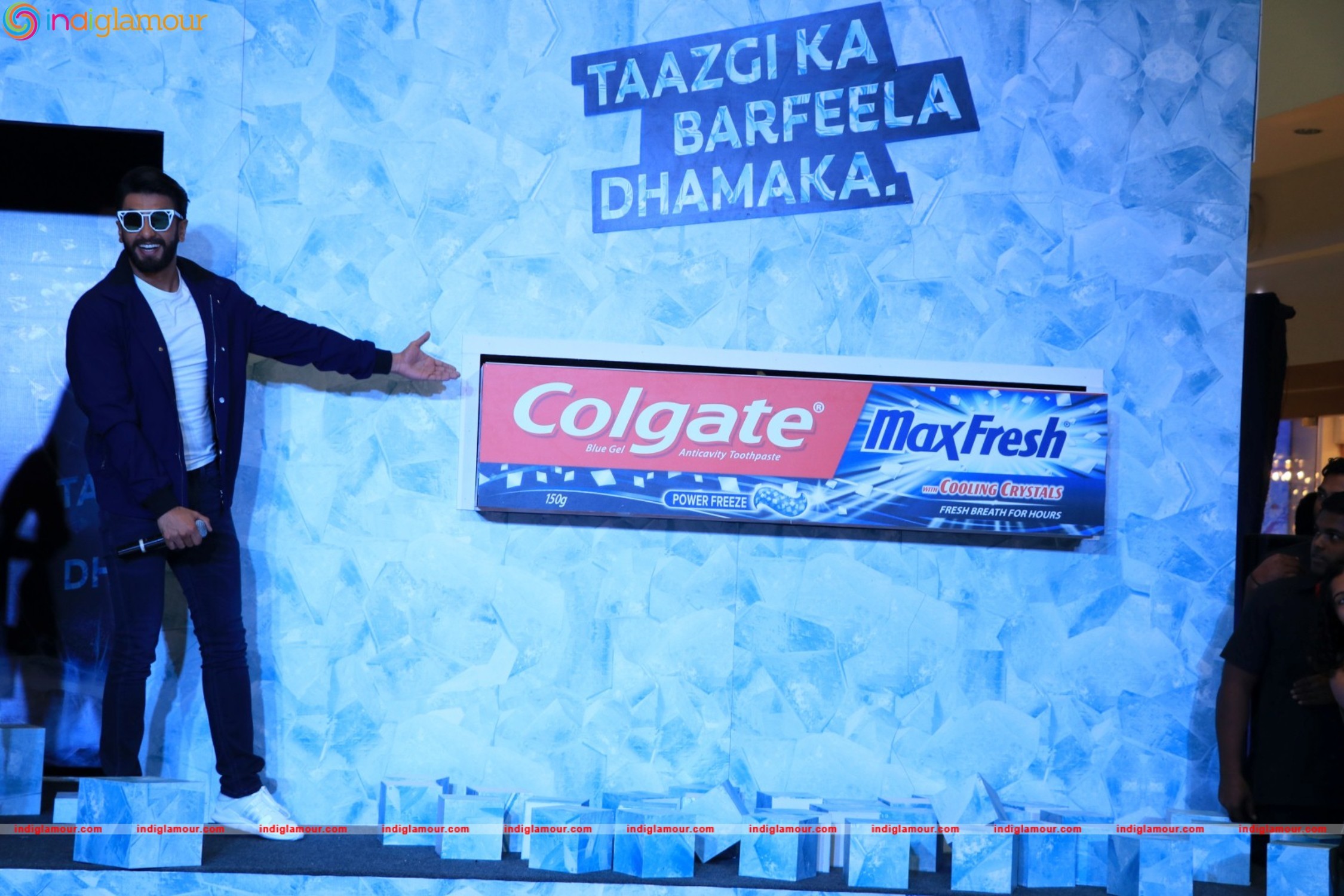 Ranveer Singh at Colgate Max Fresh Event Power Freeze Event hd photo