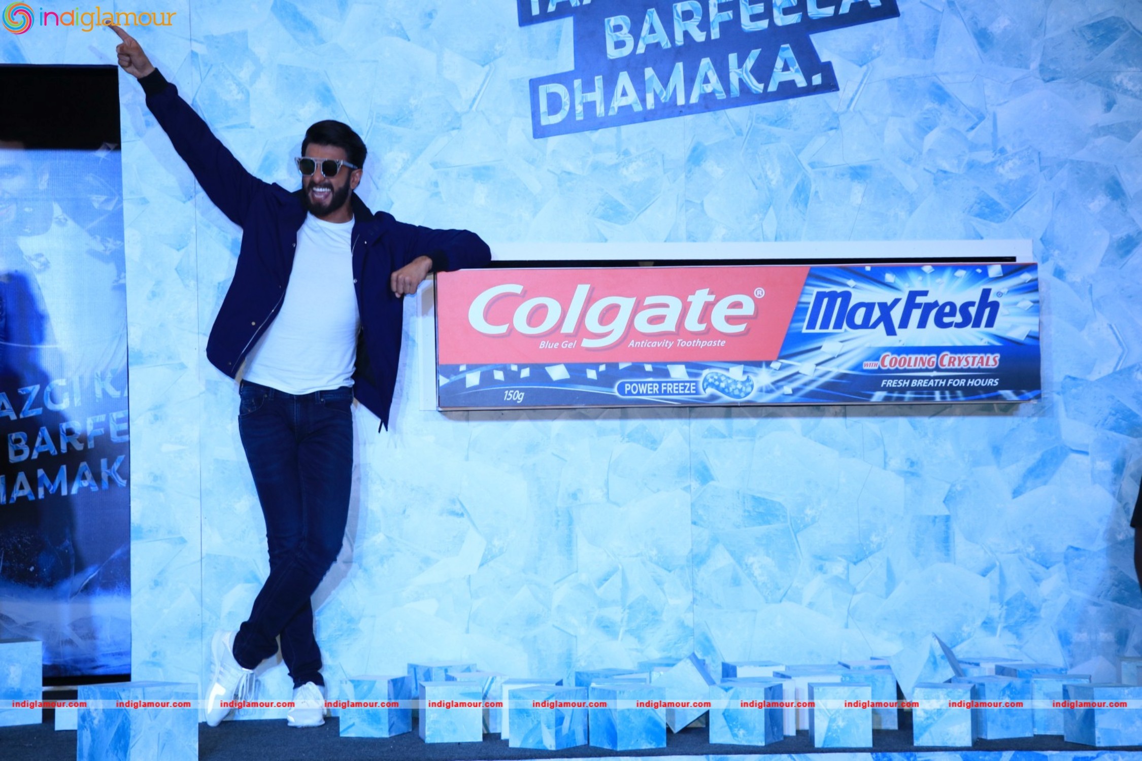 Ranveer Singh at Colgate Max Fresh Event Power Freeze Event hd photo