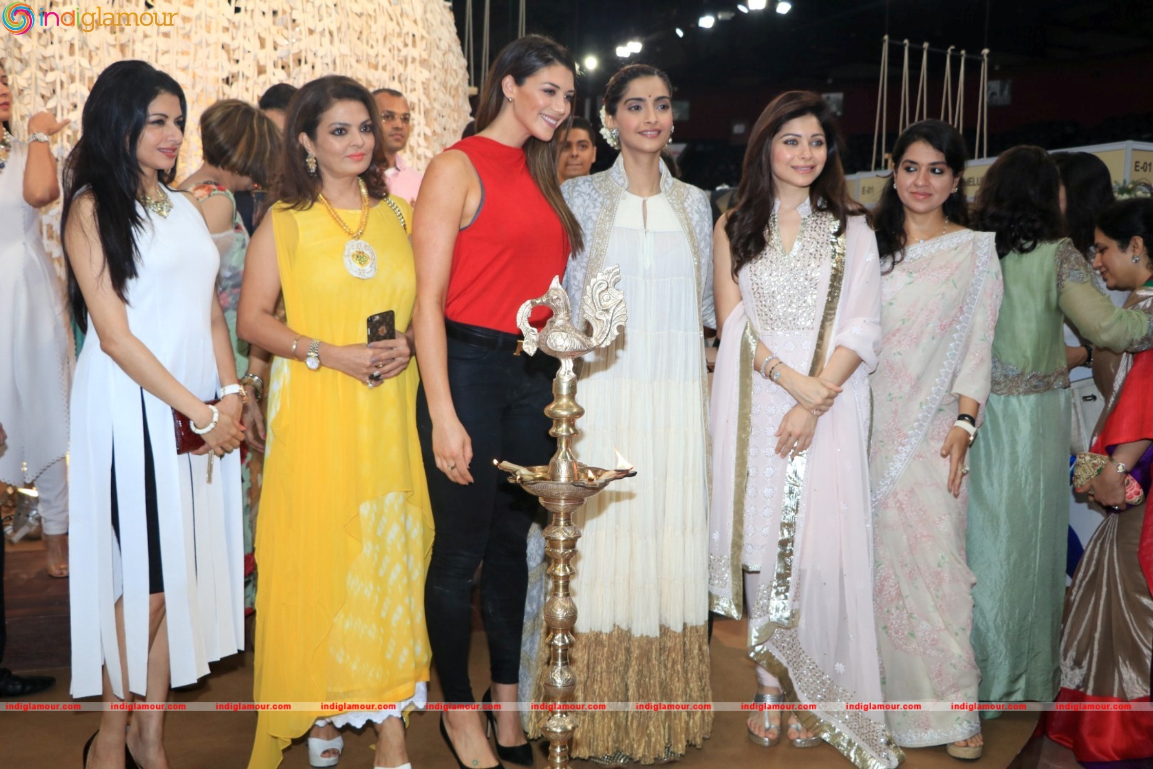 Opening Of Imc Ladies Wing Women Entrepreneur Exhibition By Sonam Kapoor Event hd photo