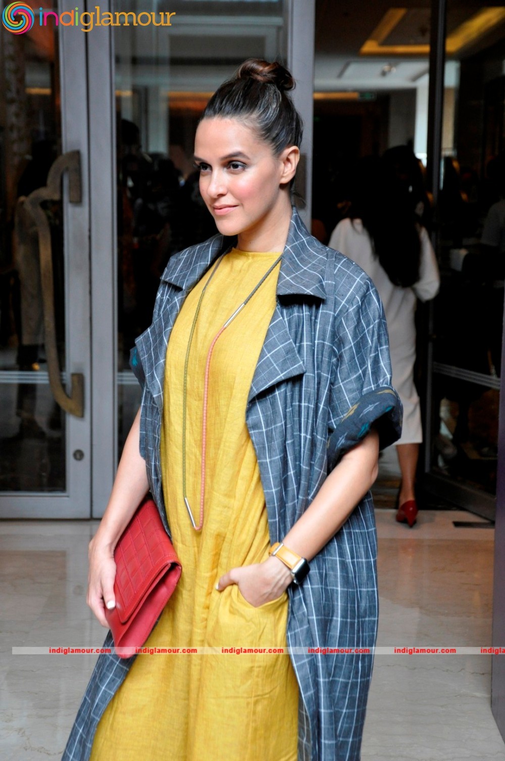 Arjun Kapoor and Neha Dhupia at Lakme Fashion Week Event hd photo