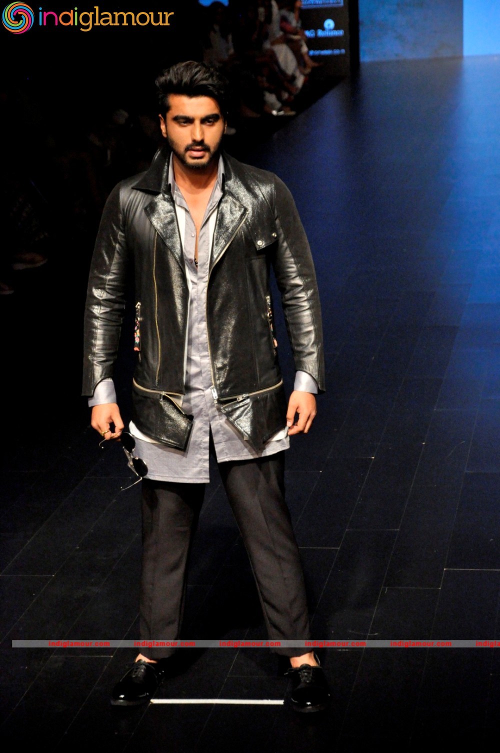 Arjun Kapoor and Neha Dhupia at Lakme Fashion Week Event hd photo