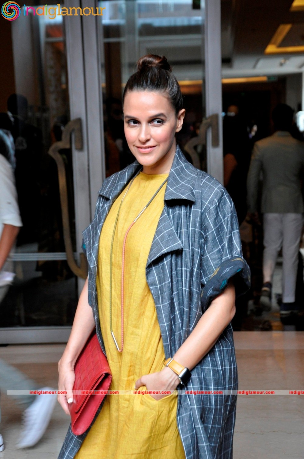 Arjun Kapoor and Neha Dhupia at Lakme Fashion Week Event hd photo