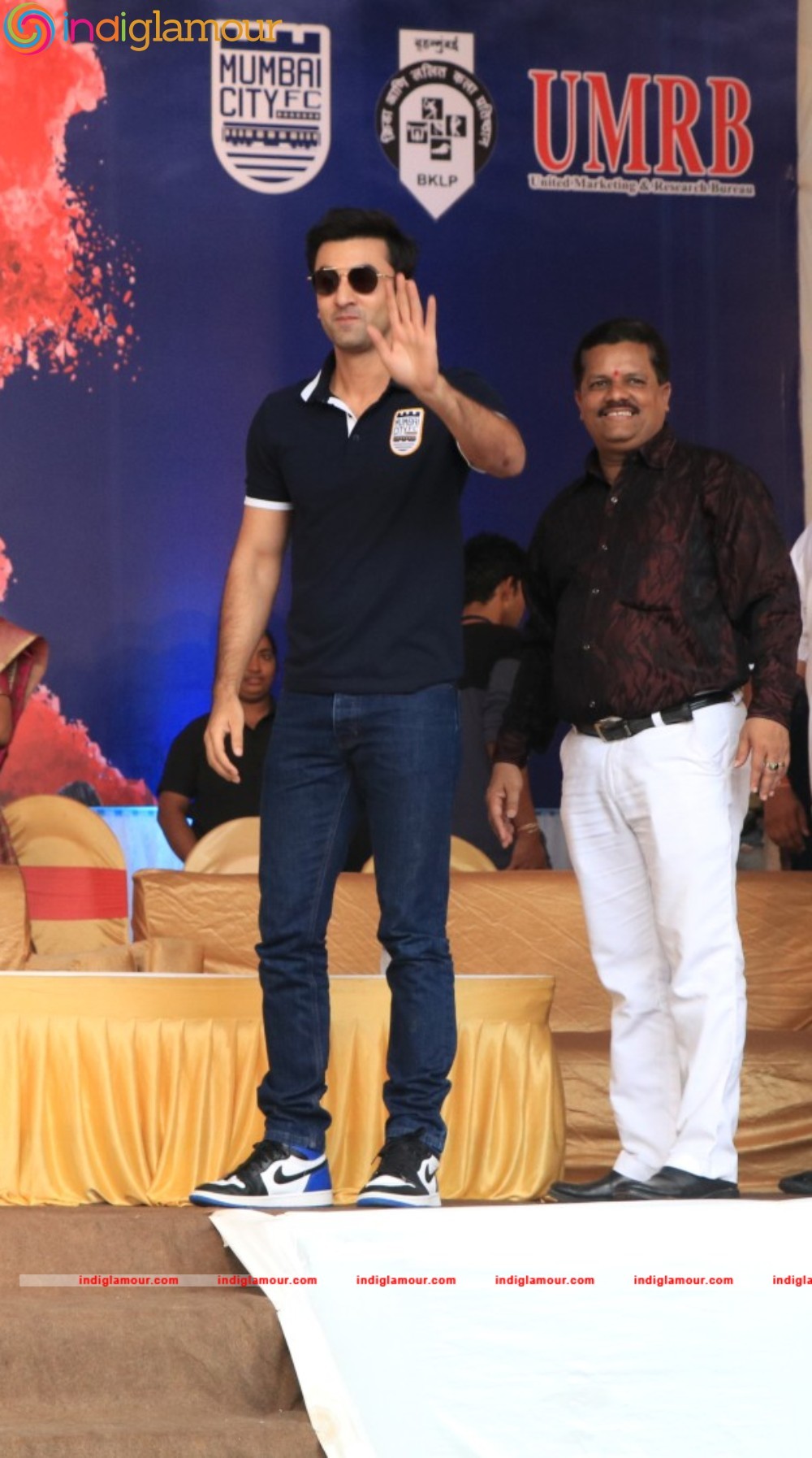 Ranbir Kapoor on Mumbai City Football Club at Andheri Sports Complex Time Event hd photo