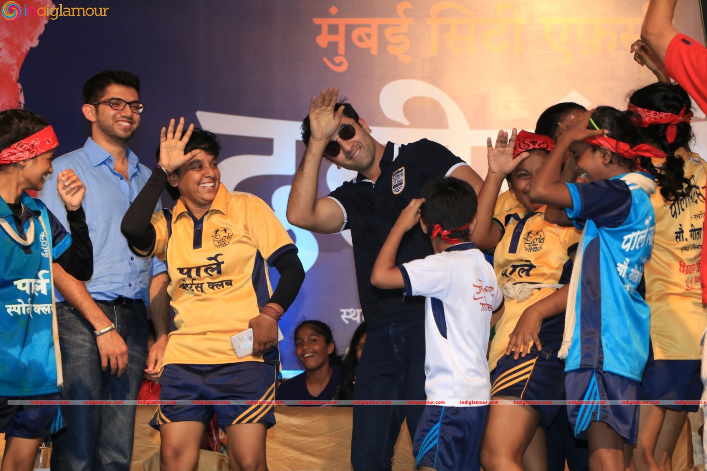 Ranbir Kapoor on Mumbai City Football Club at Andheri Sports Complex Time Event hd photo