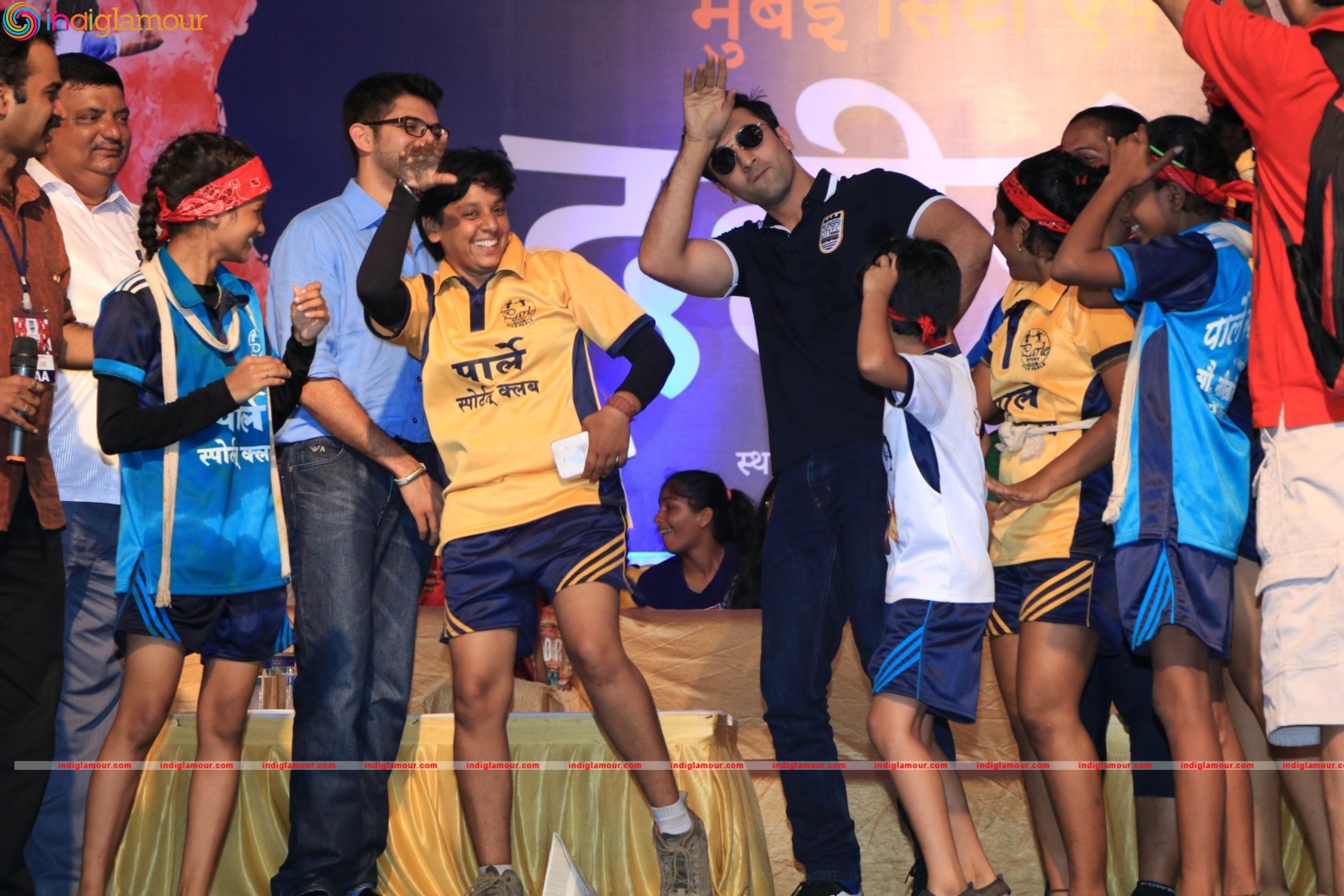 Ranbir Kapoor on Mumbai City Football Club at Andheri Sports Complex Time Event hd photo