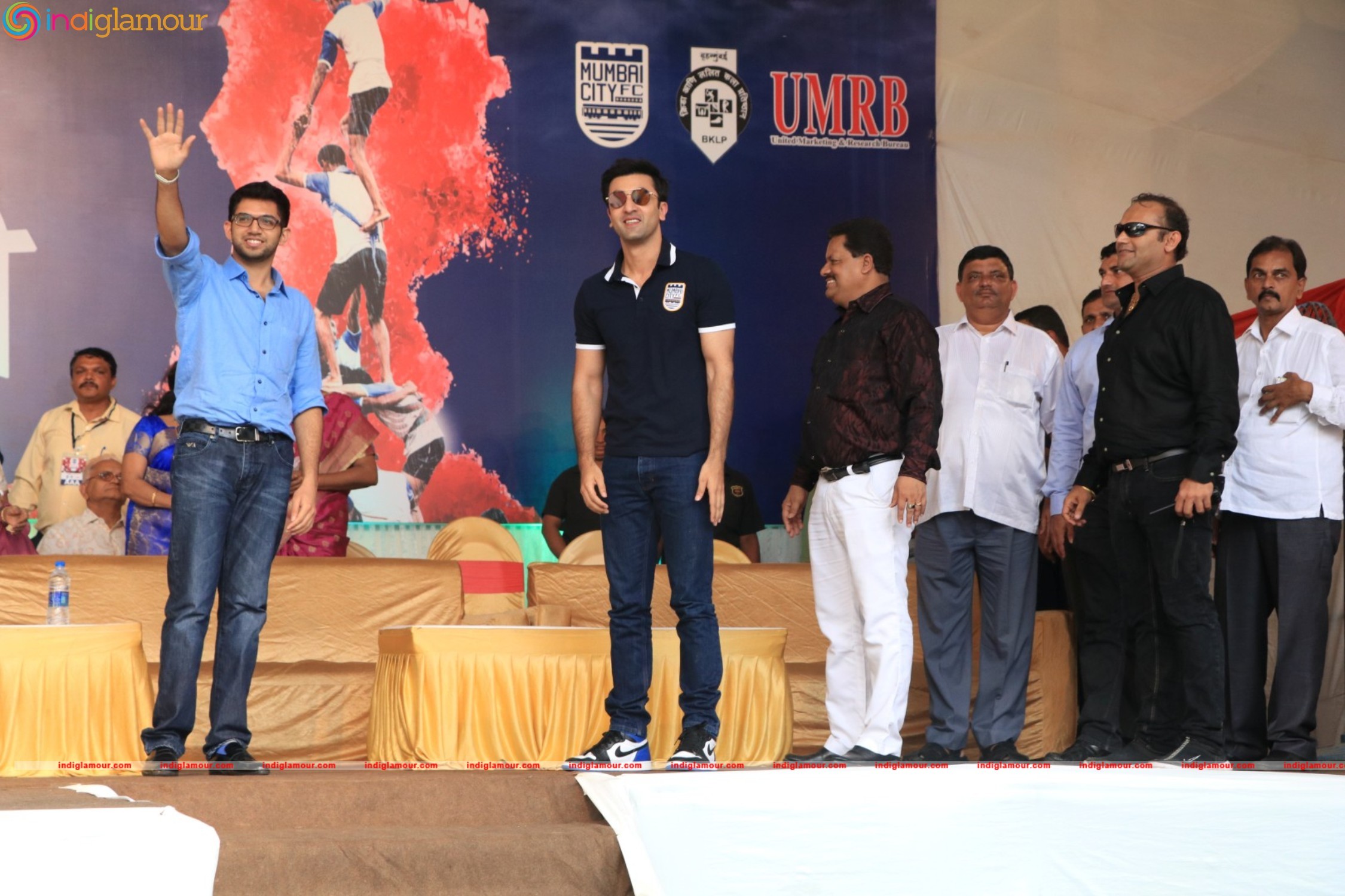 Ranbir Kapoor on Mumbai City Football Club at Andheri Sports Complex Time Event hd photo